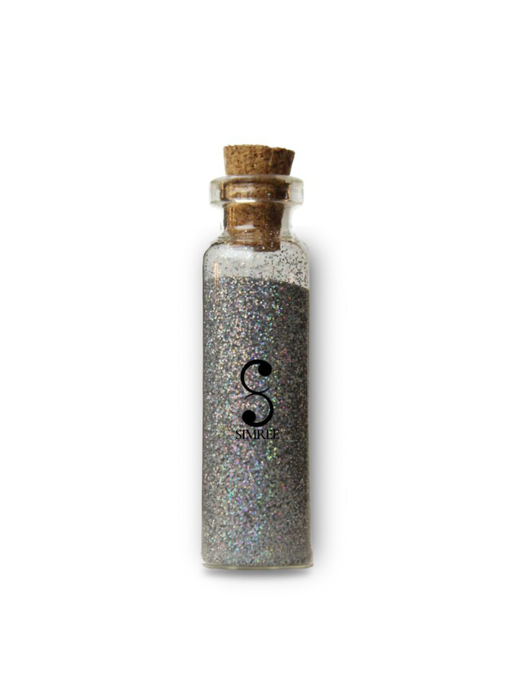 SIMREE 4D Ecofriendly High Shine Long Lasting Glitter Eyeshadow - Holographic Silver 04