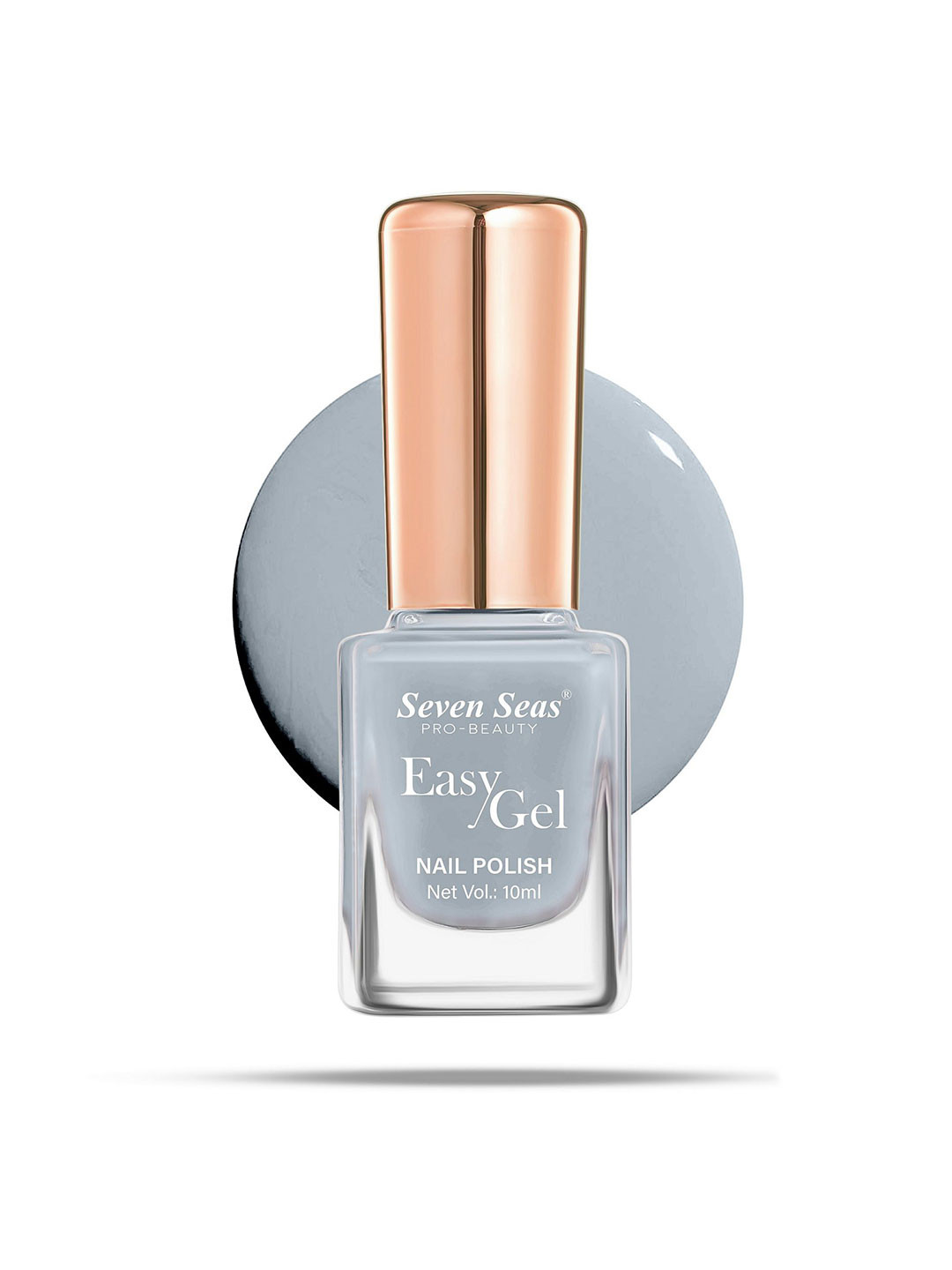 Seven Seas Easy Gel Pro-Beauty Quick Dry Formula Glossy Nail Polish - 10 ml - Grey 267