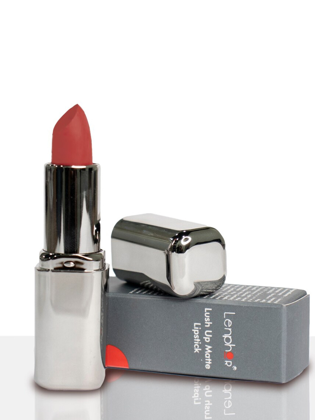 Lenphor Lush Up Long Lasting Matte Lipstick with Shea Butter & Jojoba Oil - Brick Red 14