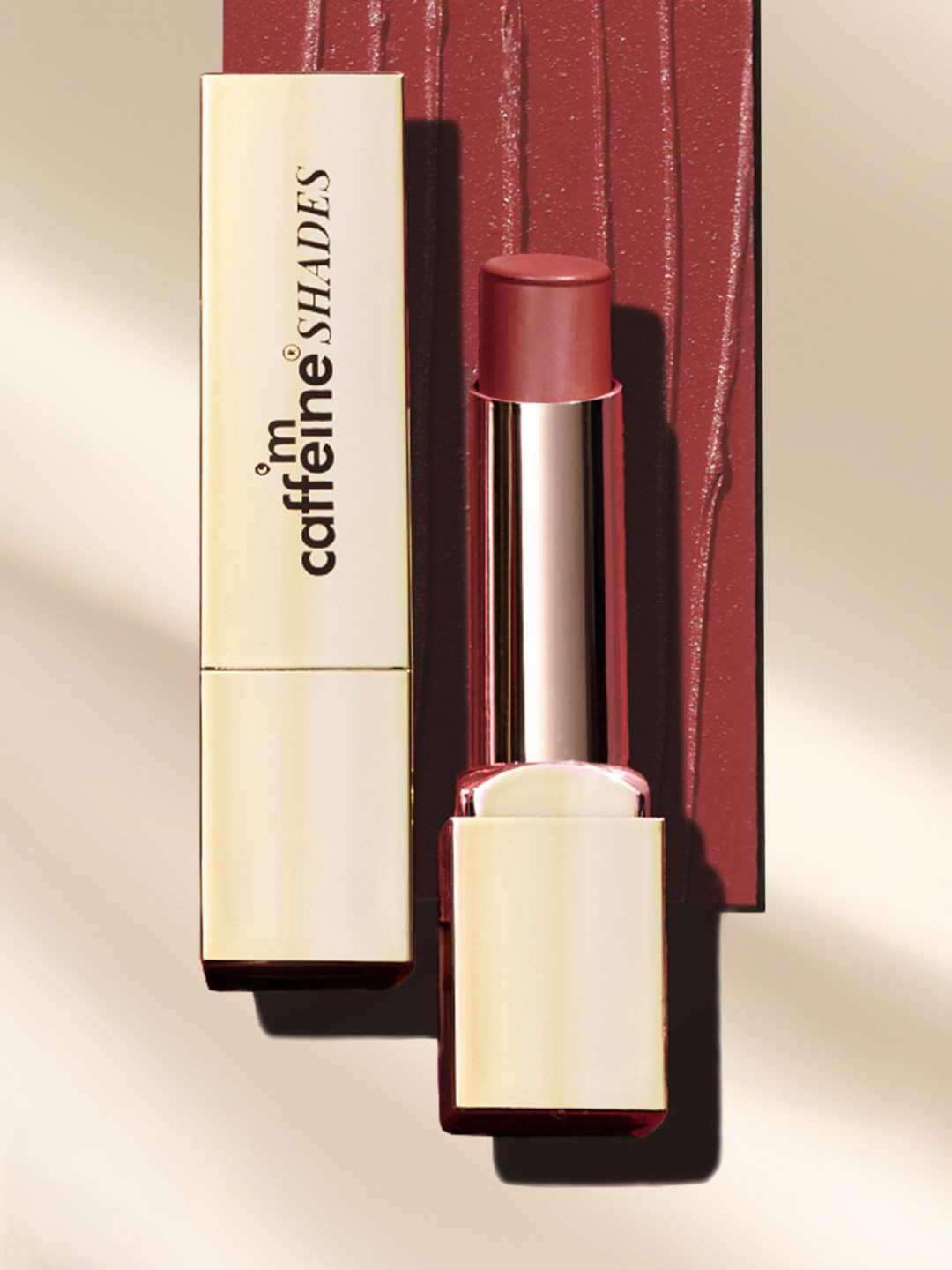 mCaffeine SHADES Creamy Matte Lipstick - 3.5g - Rose Martini