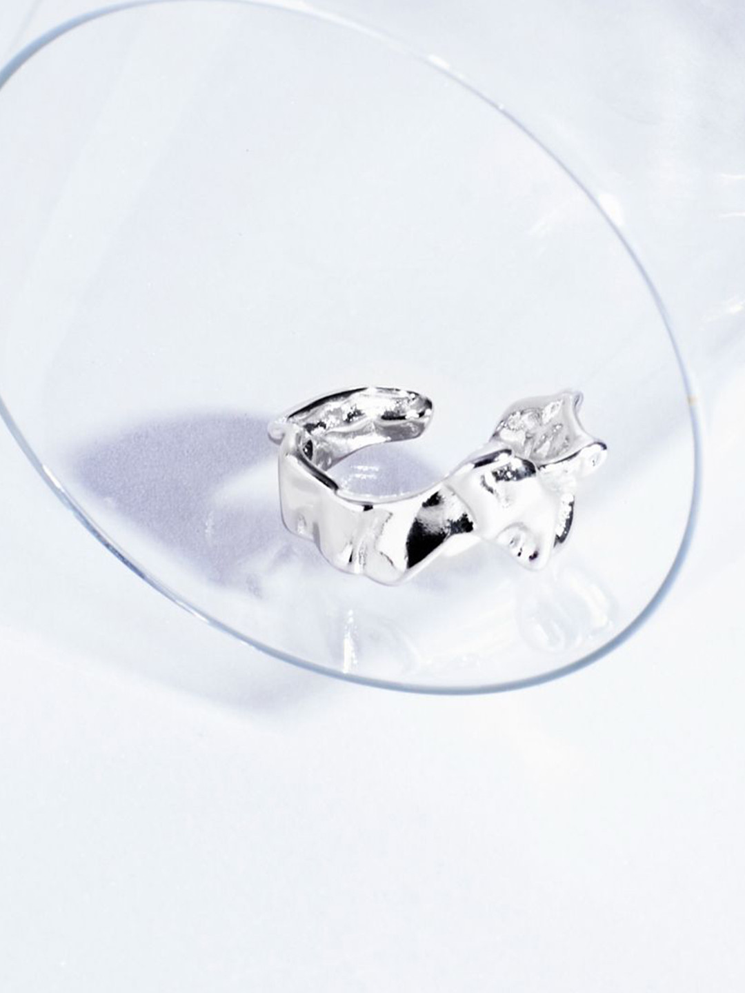 SALTY Timeless Silver Chunky Style Ring For Women & Girls