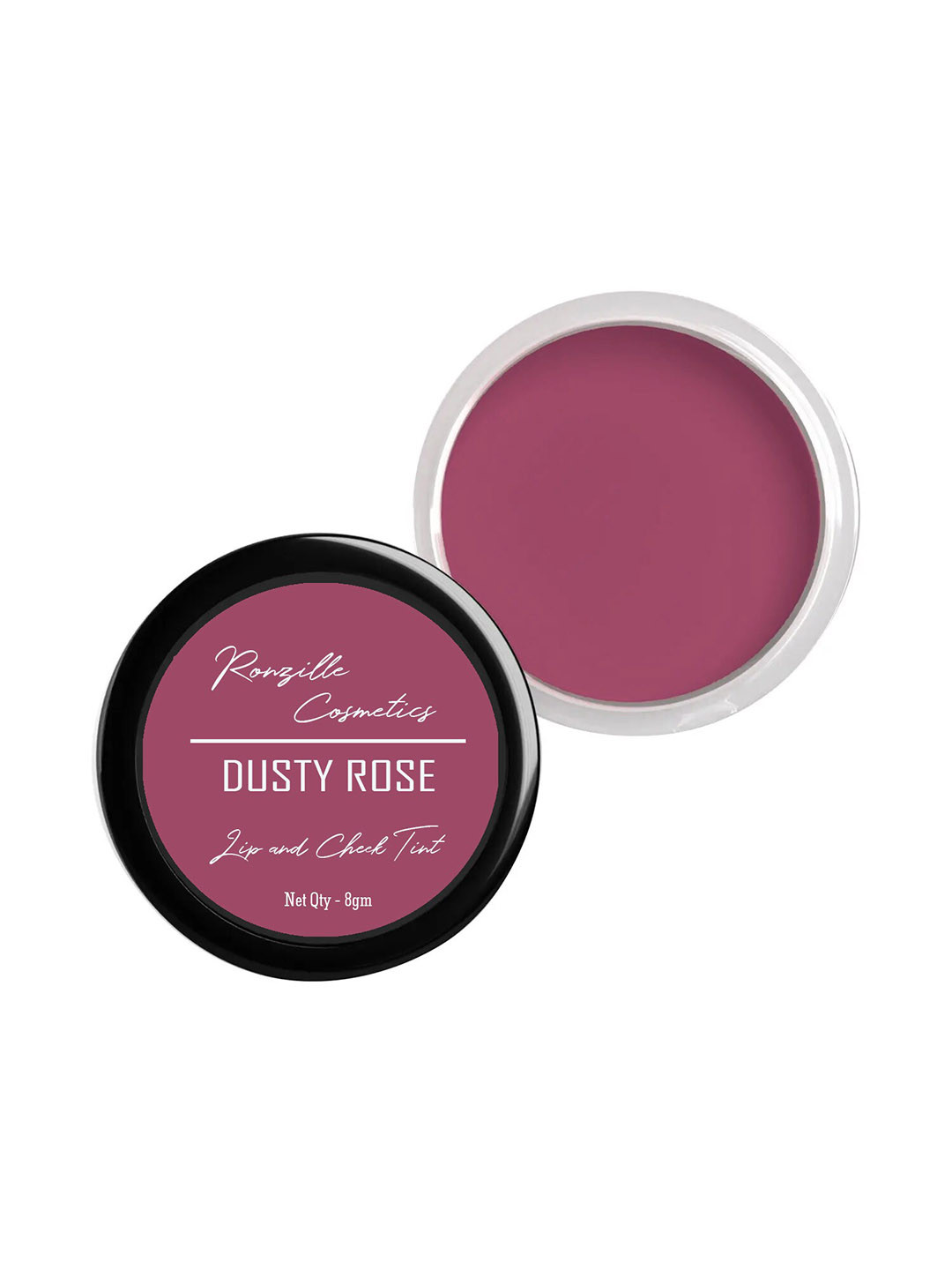 Ronzille Long Lasting Lip & Cheek Tint To Nourish & Hydrate 8g - Dusky Rose 01