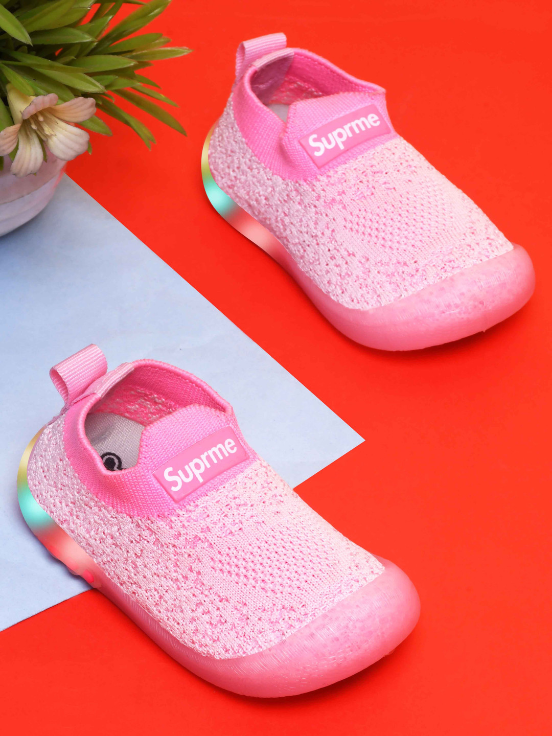 KATS Kids LED Slip-On Sneakers