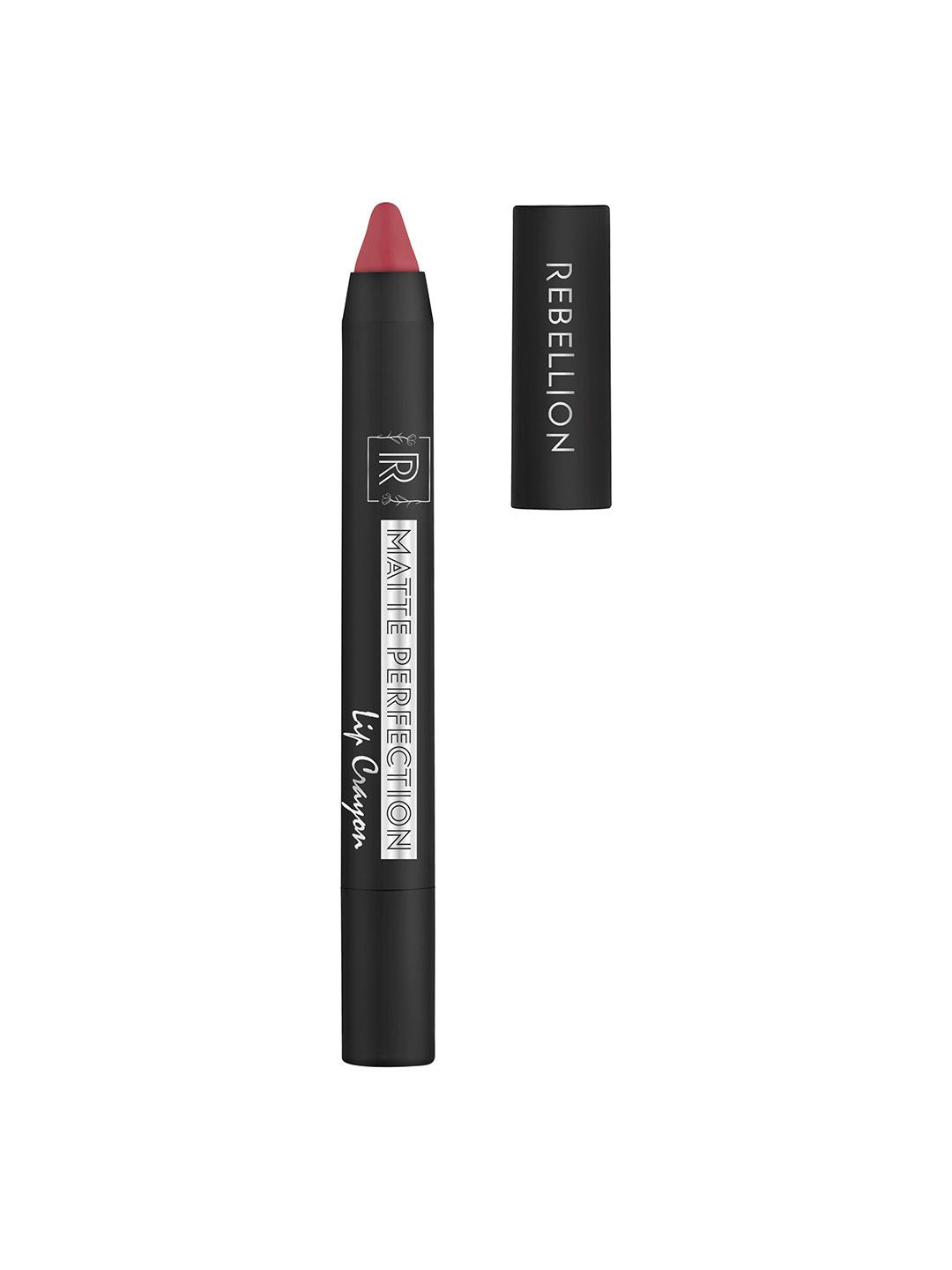 Rebellion Cosmetics Matte Perfection Lip Crayon- 2.4 g- Brave Pink 10