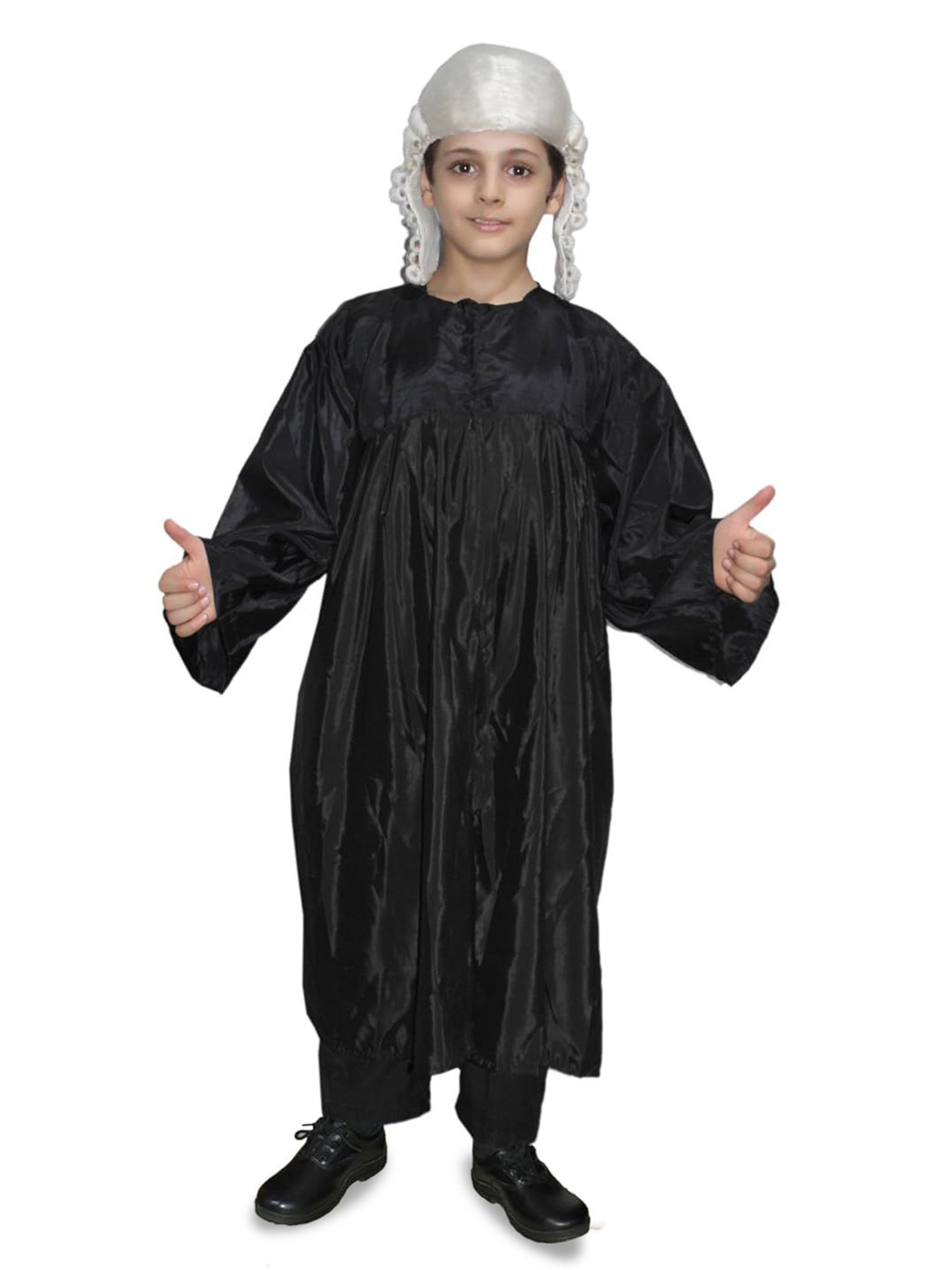 Kaku Fancy dresses Kids Our Community Helper Judge Costume Coat With Wig