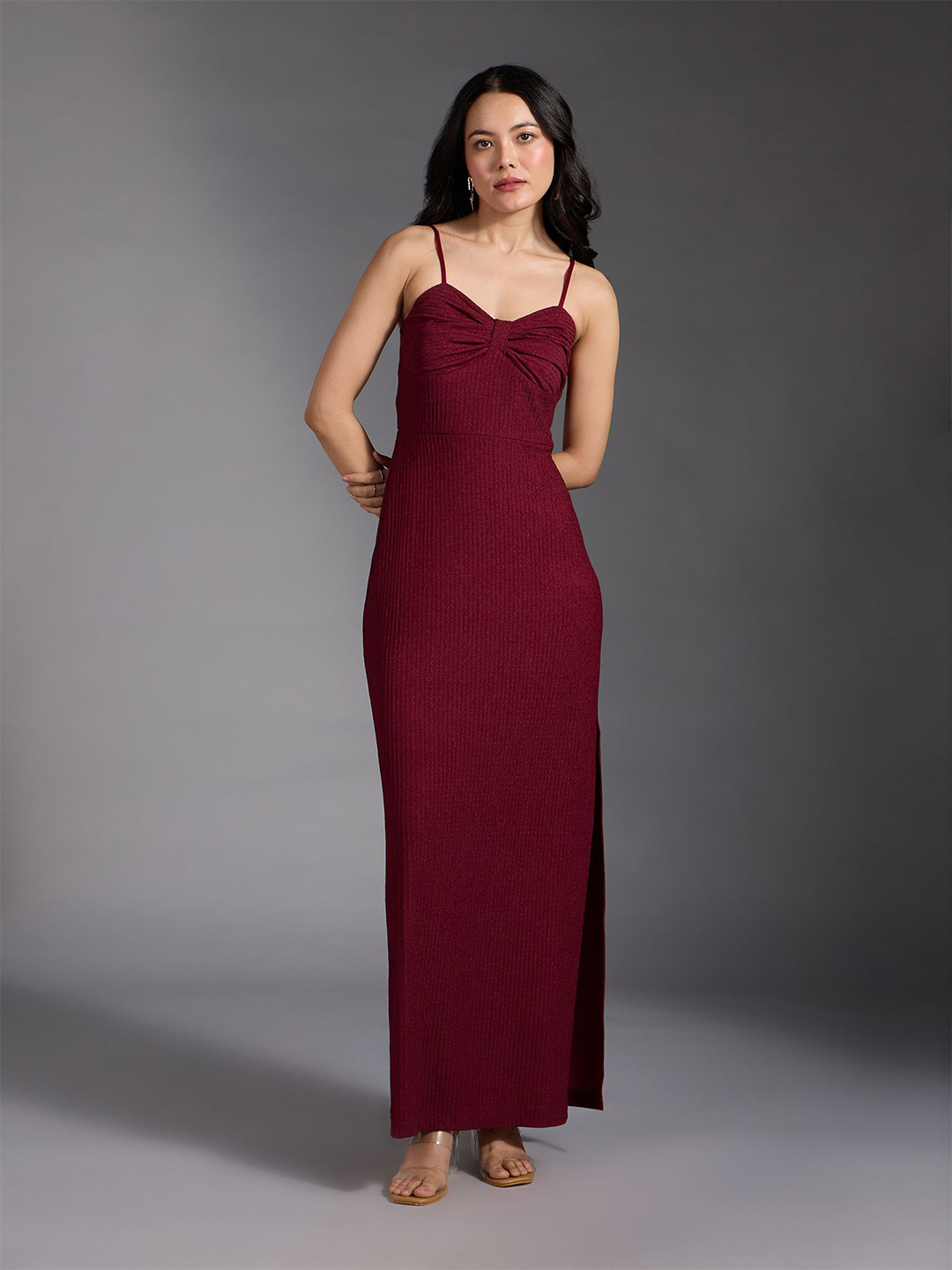 20Dresses Sheath Front Slit Maxi Dress