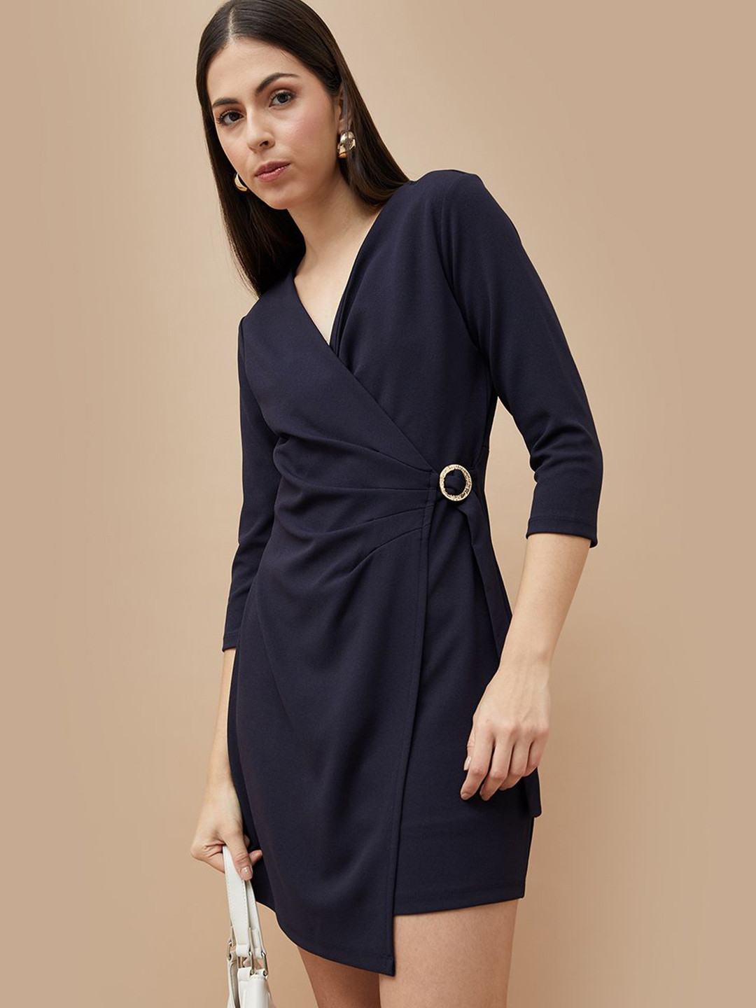 CODE by Lifestyle Women V-Neck Wrap Dress