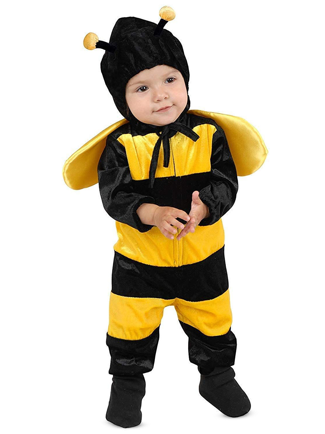 Kaku Fancy dresses Kids Honey Bee Dress Costume Jumpsuit & Honeybee Headgear