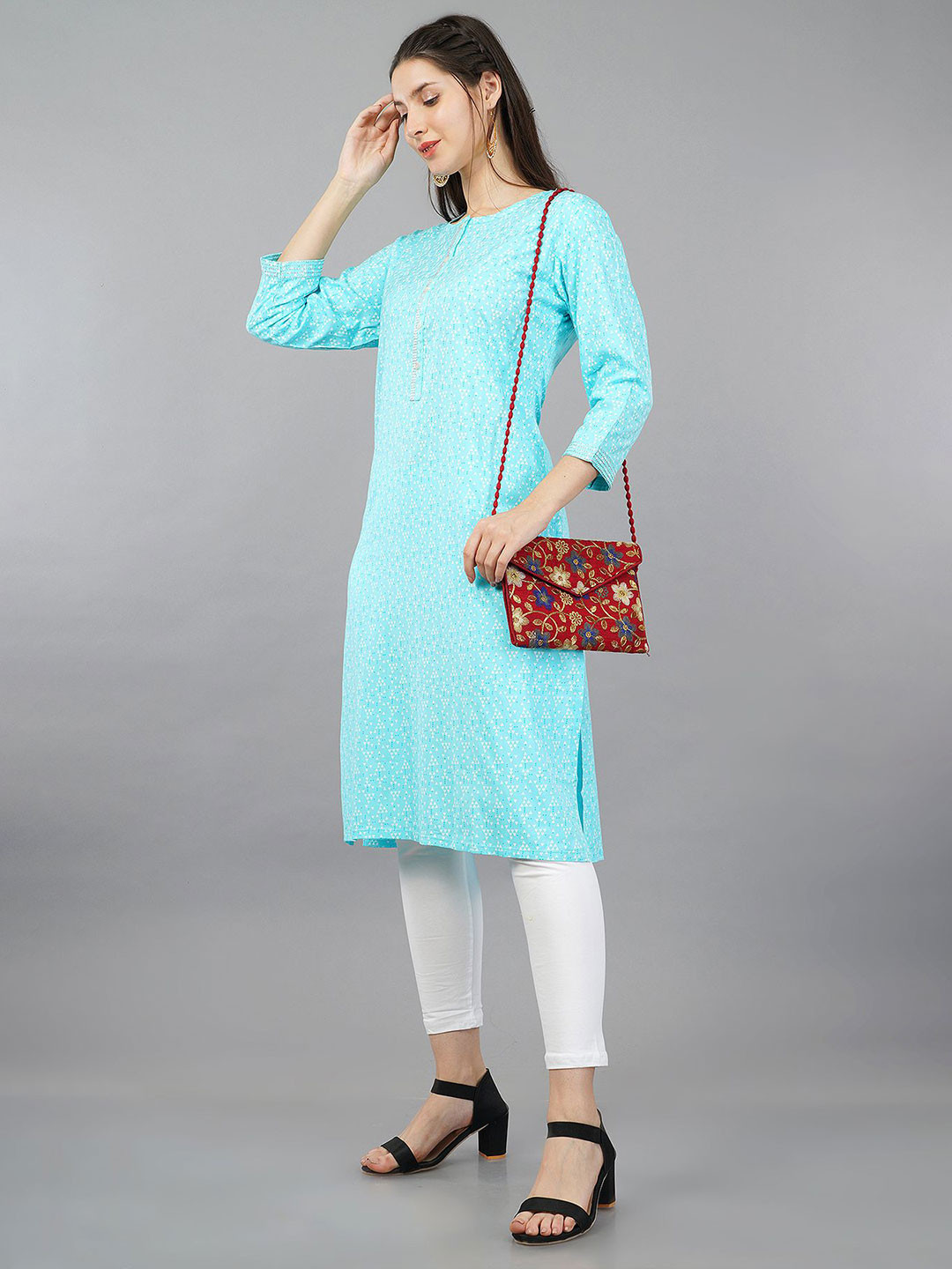 Avaasa Buy Shruthi Women Floral Printed Liva Kurta