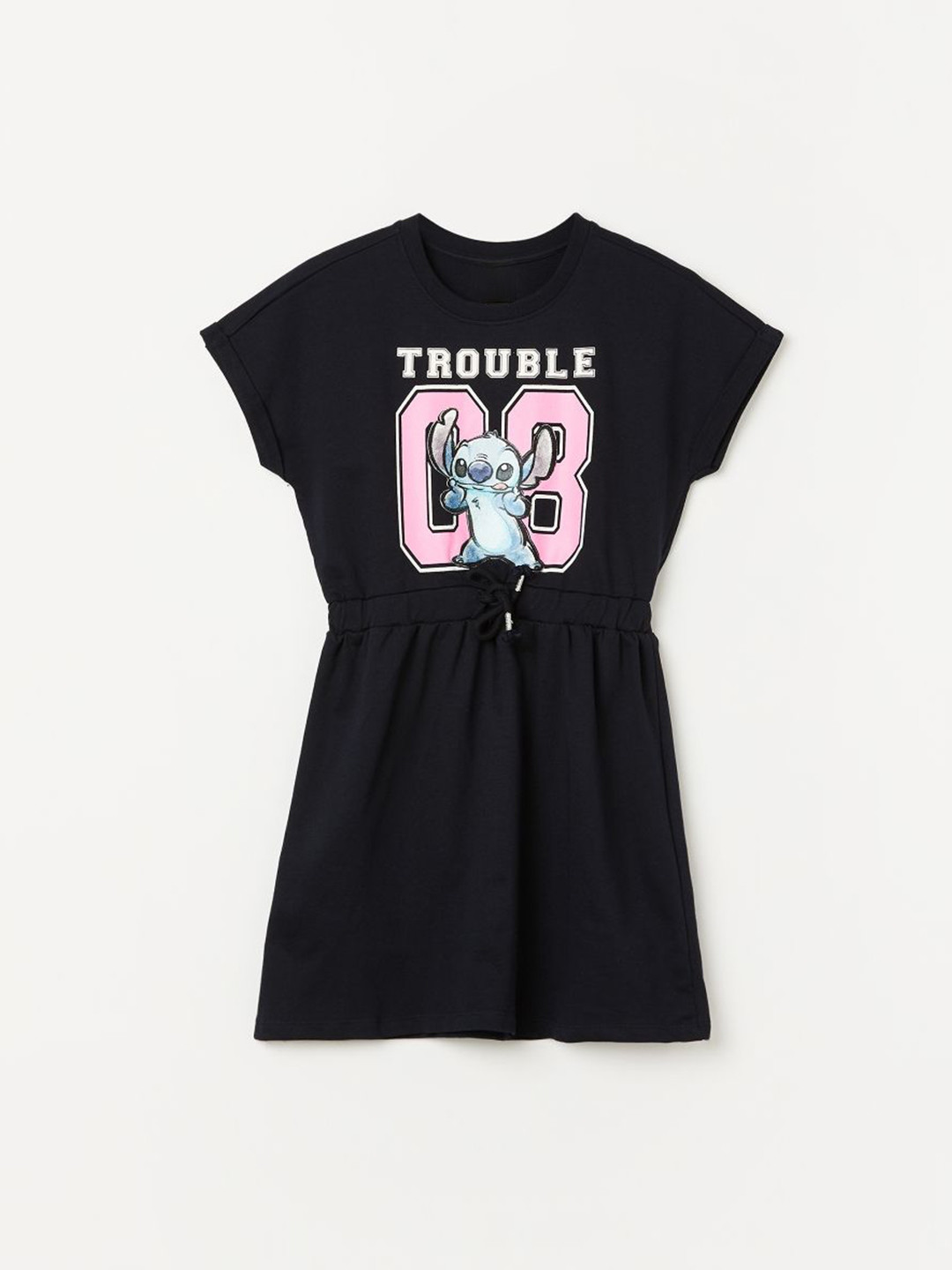 Fame Forever by Lifestyle Girls Lilo & Stitch Printed Cotton Dress