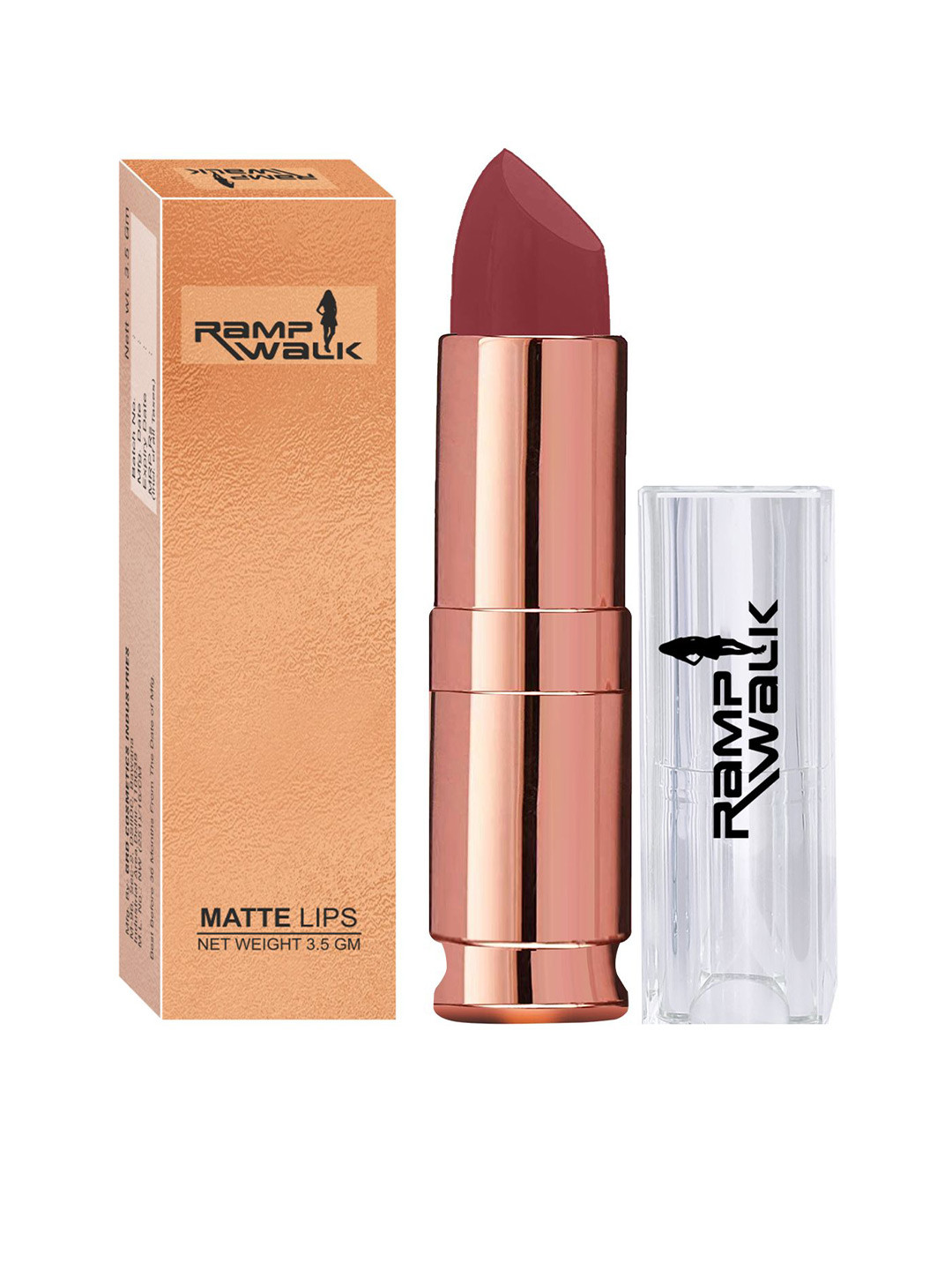 Ramp Walk Matte Lips Lipstick With Shea Butter Jojoba Oil & Vitamin E 3.5g - Brick Red 110