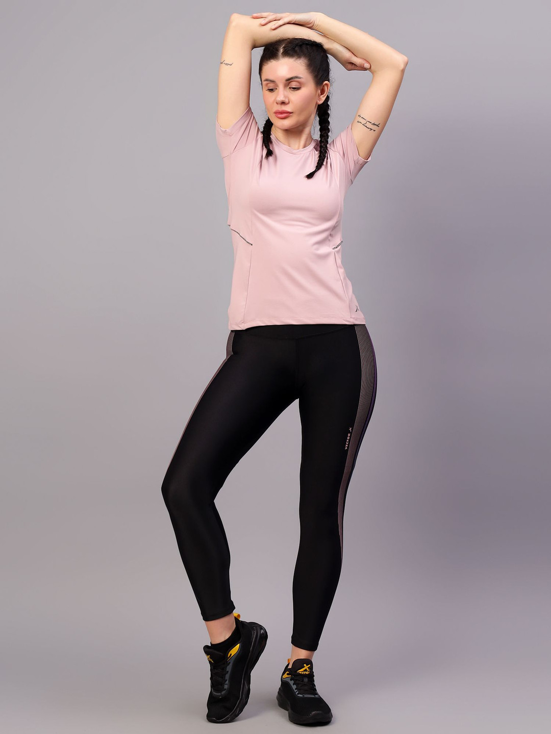 VECTOR X Women Ankle-Length Slip On Tights