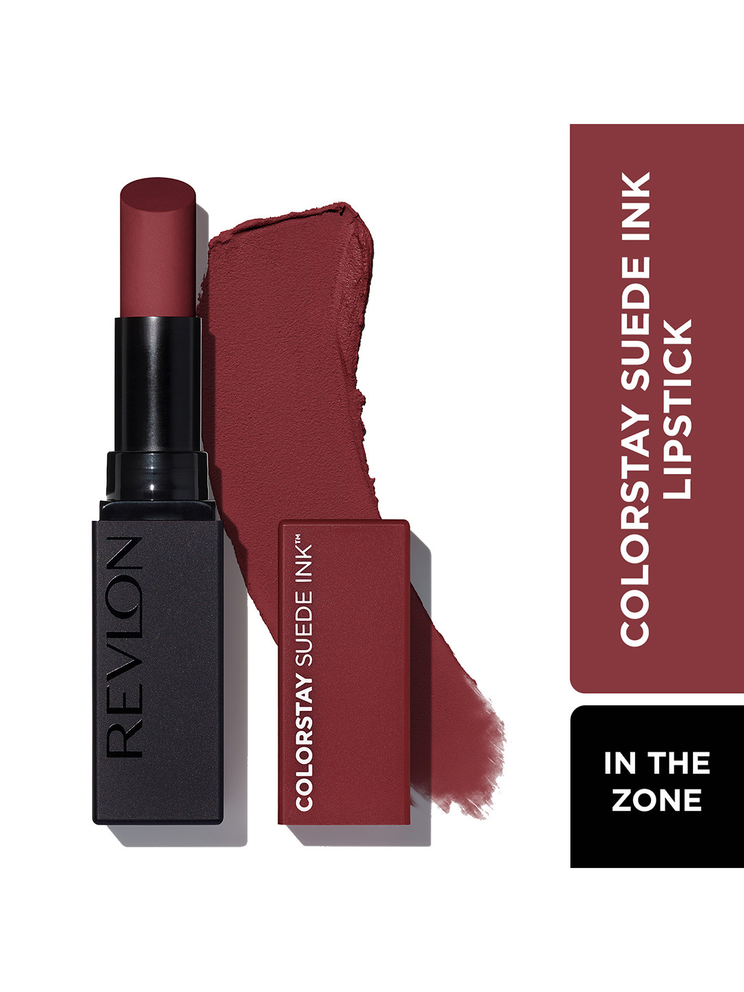 Revlon Colorstay Suede Ink Non-Transfer Matte Lipstick with Vitamin E - In The Zone