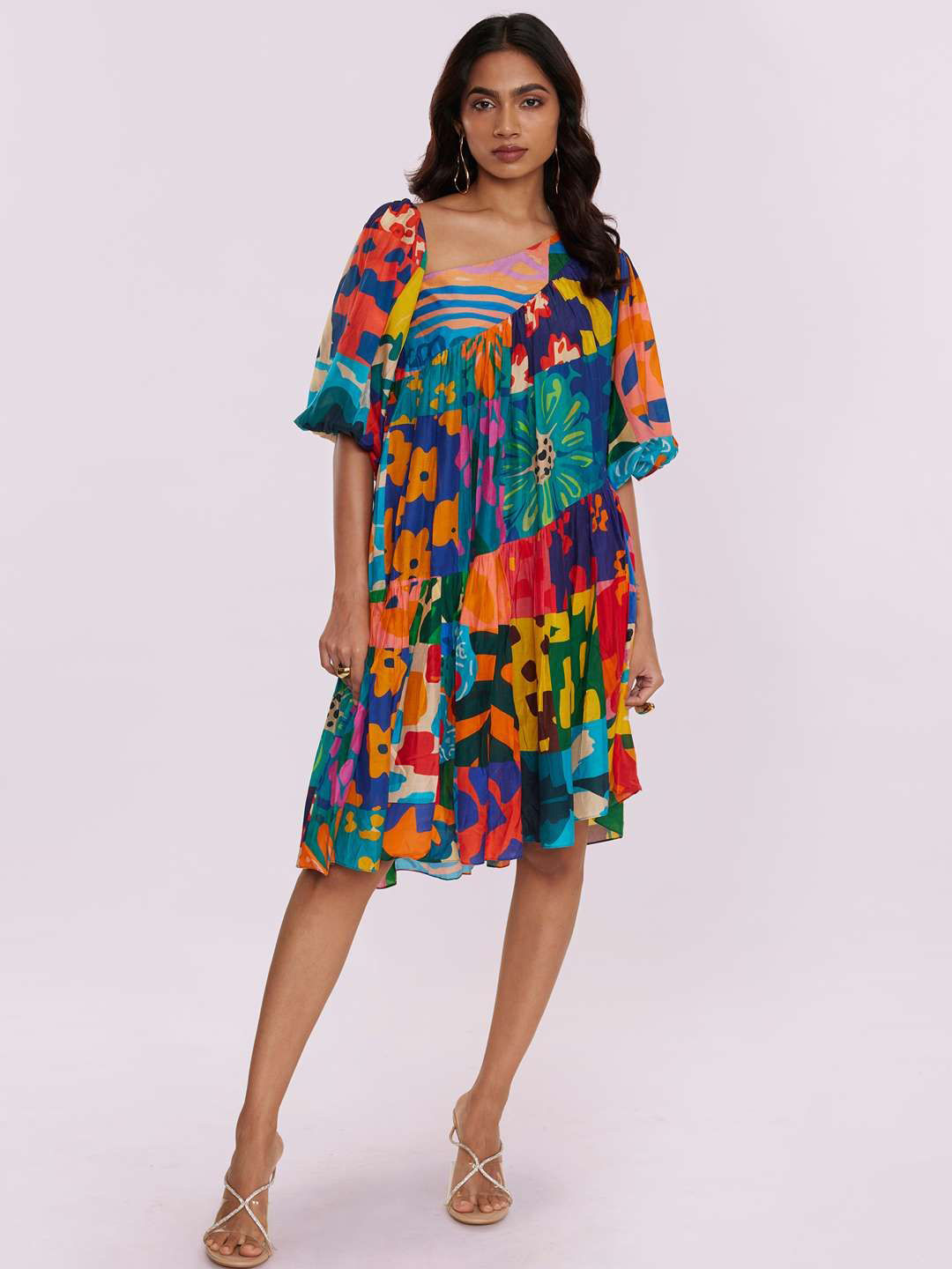 POPPI Women Medley Printed Mini Dress