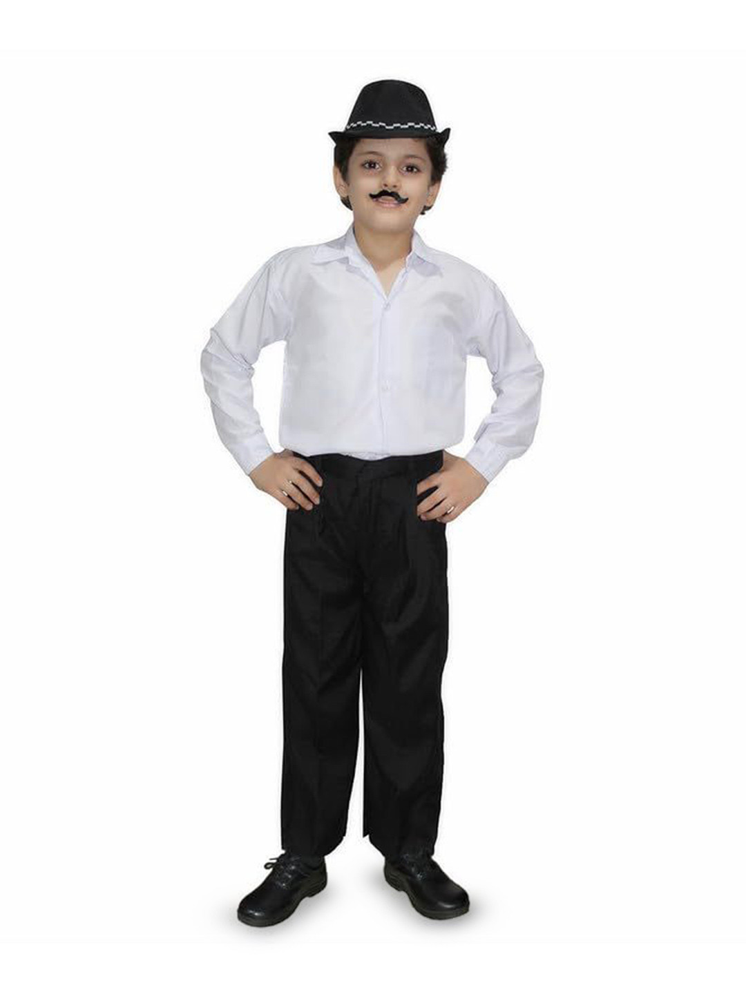 Kaku Fancy dresses Kids Freedom Fighter Bhagat Singh Costume Shirt With Trouser & Hat