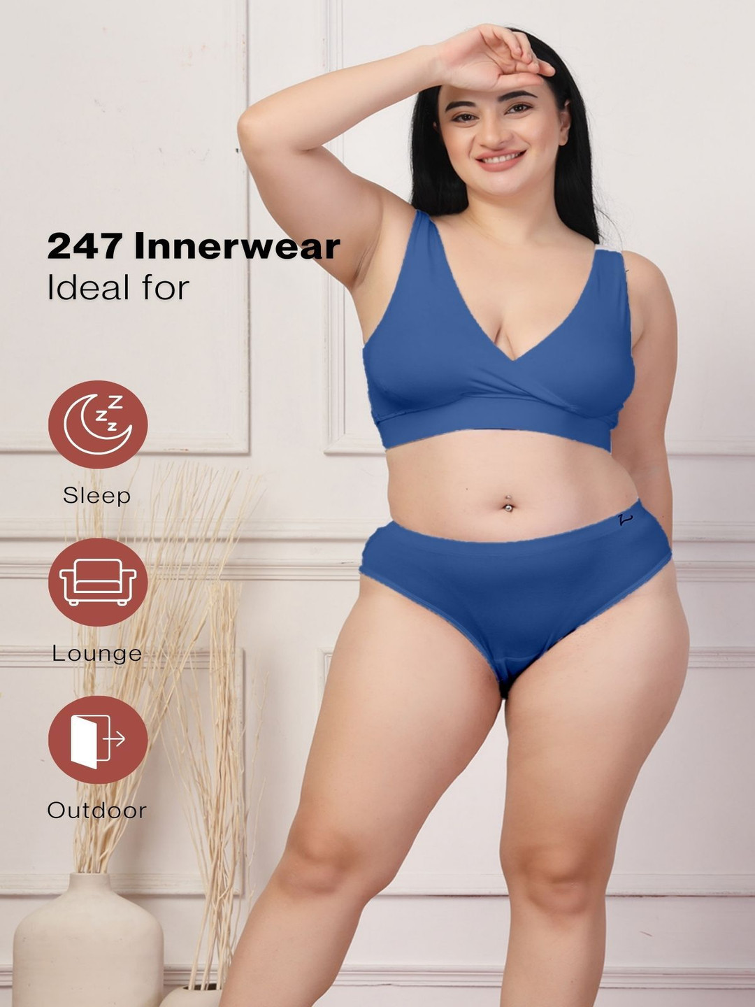 House Of Zelena Women Full Coverage Stretchable Maternity BriefZLIWP013