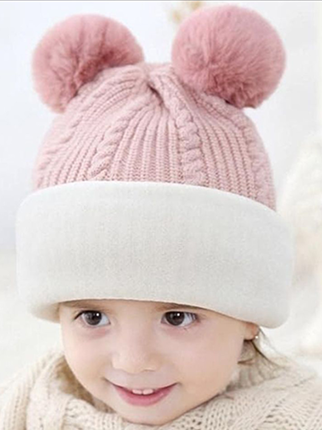 Babymoon Kids Colourblocked Woollen Beanie