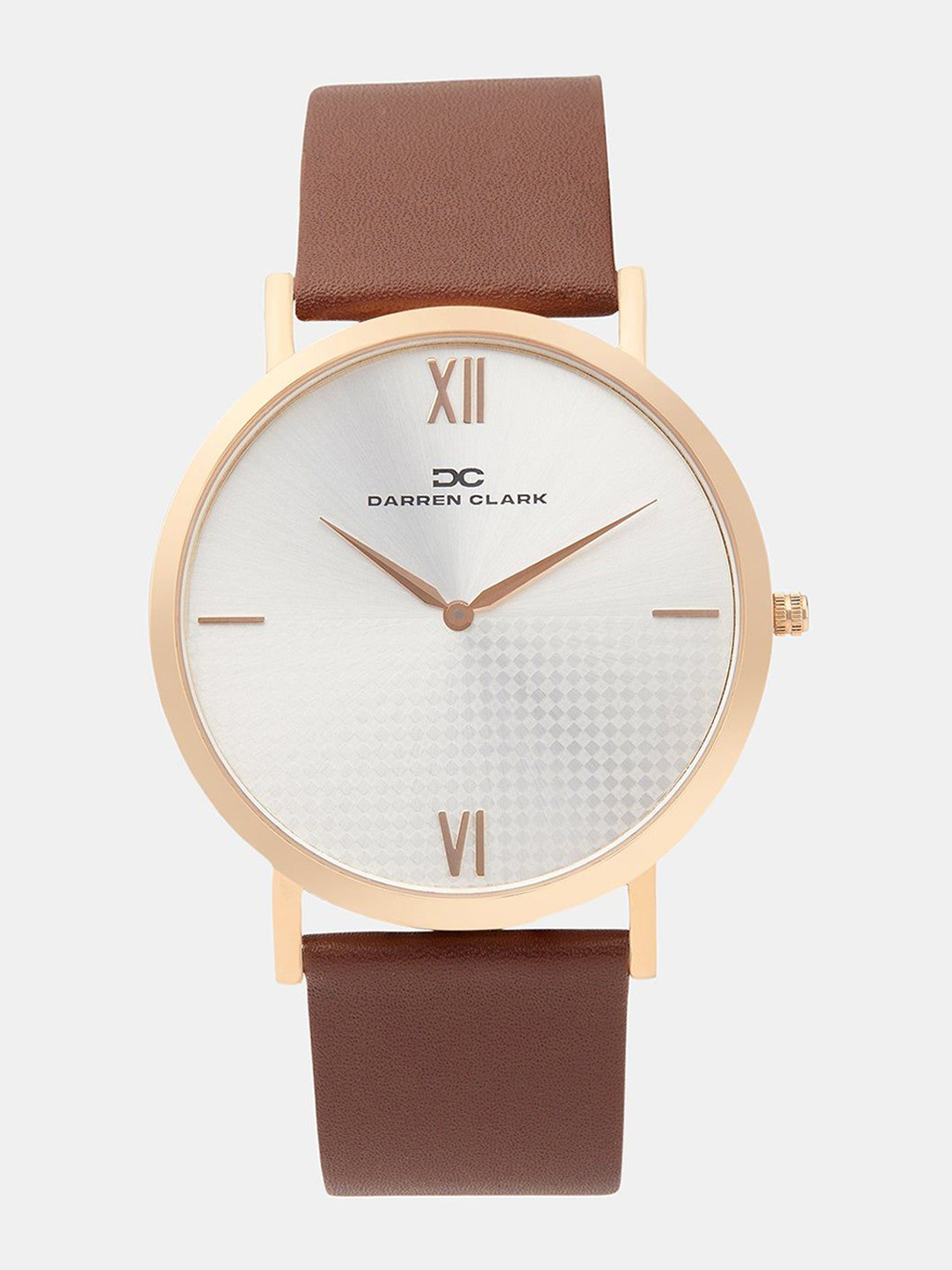 DARREN CLARK Men Dial & Leather Straps Analogue Watch 1005H-L0303