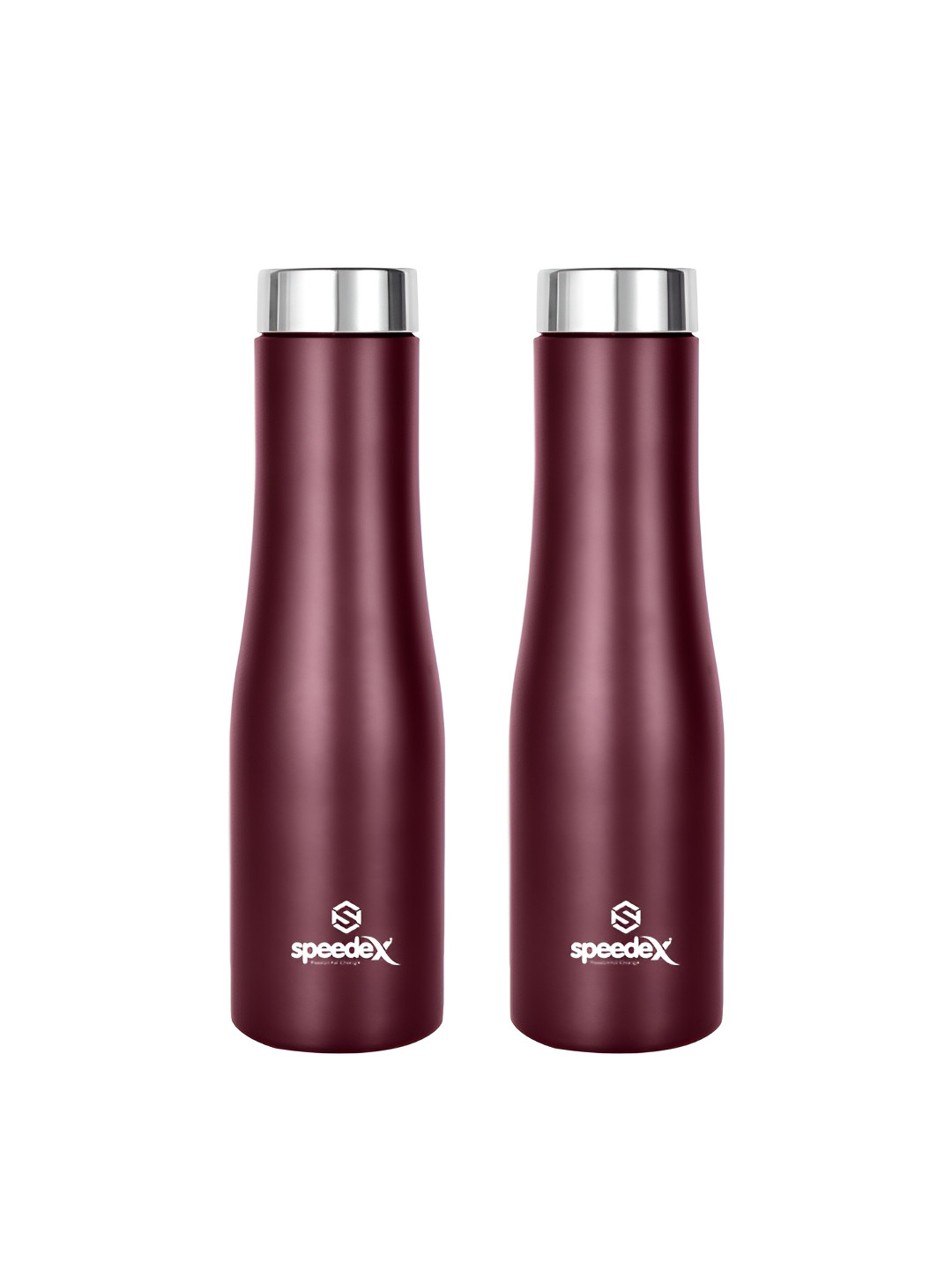 Speedex Multi Brand Logo Stainless Steel Spill Proof 2 Piece Water Bottle - 1L
