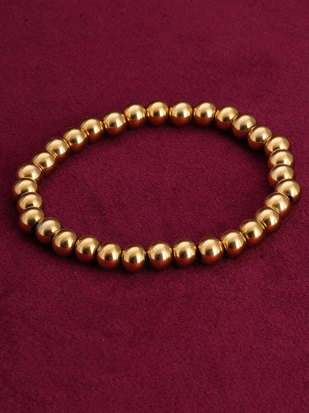 PALMONAS Women Gold-Plated Wraparound Bracelet