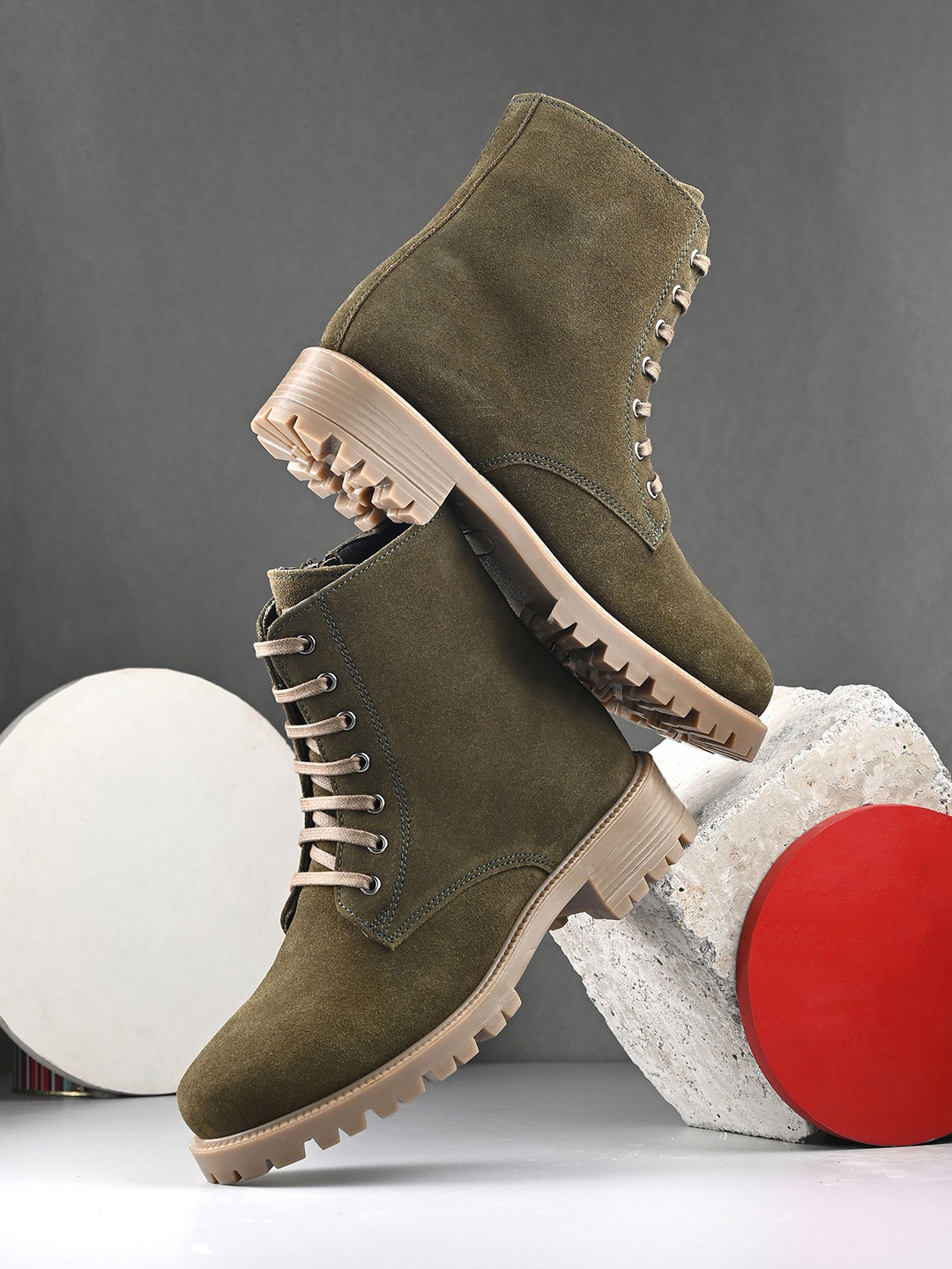 CARLO ROMANO Women Casual Block-Heeled Ankle Boots