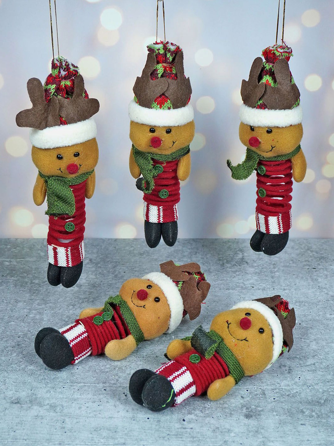 Little Surprise Box LLP 5-Pcs Christmas Tree Ornaments