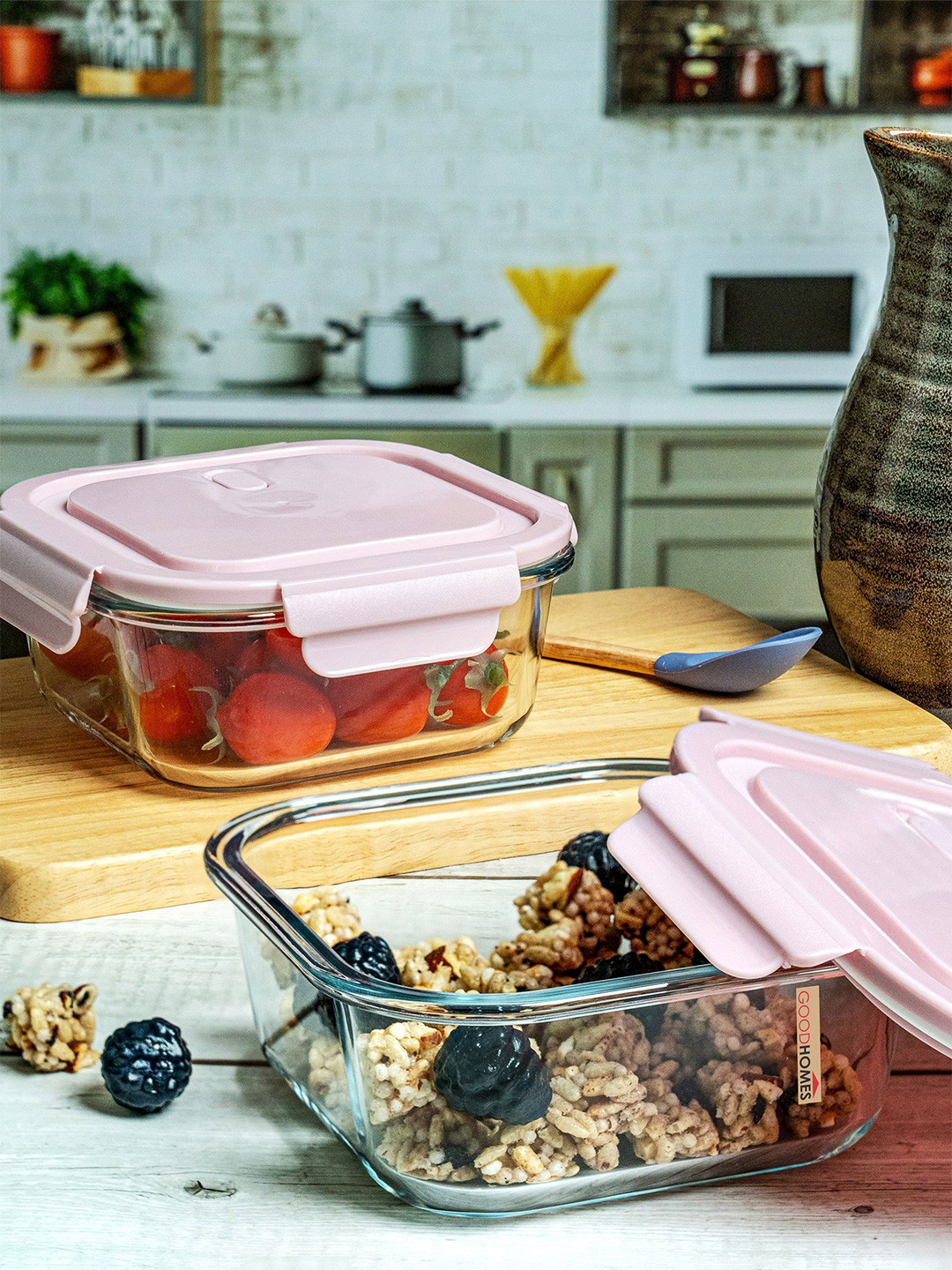 GOODHOMES Unisex Transparent Container