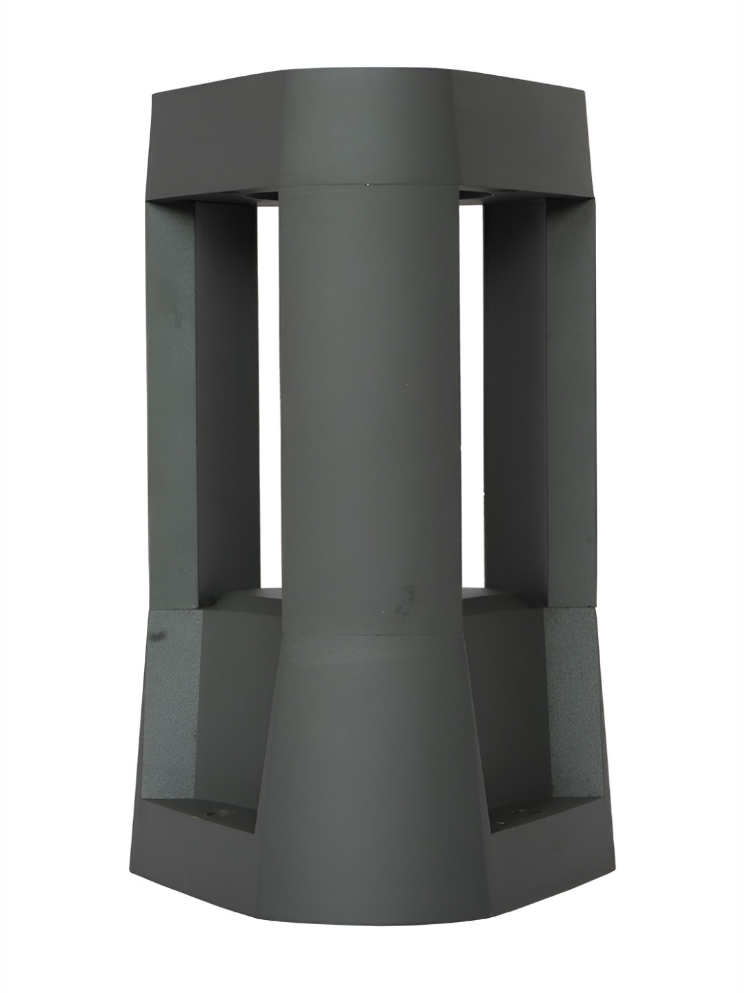 Fos Lighting Black LED Gate Outdoor Lamp