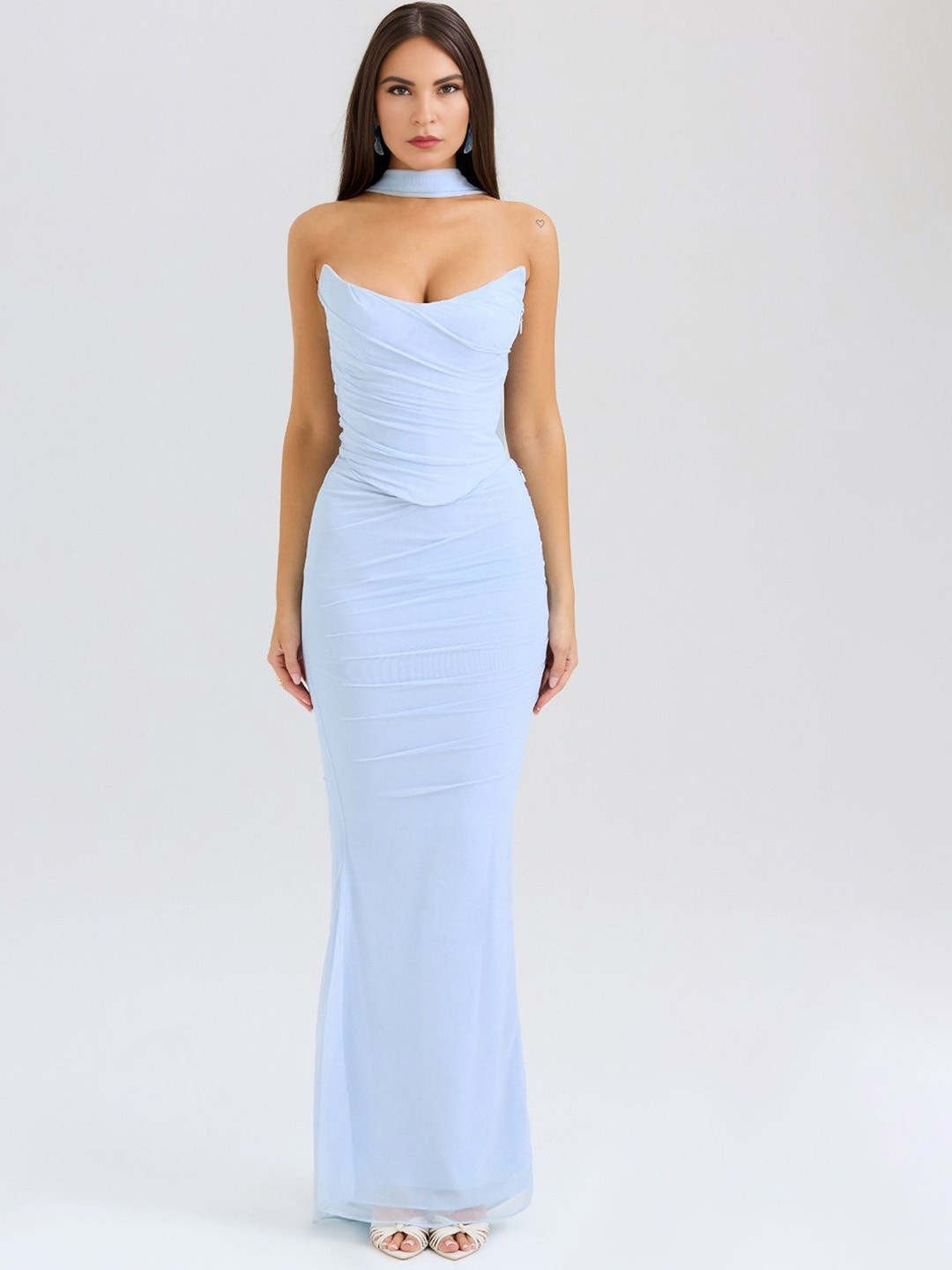 Bee Boe Strapless Top With Skirt Co-Ords