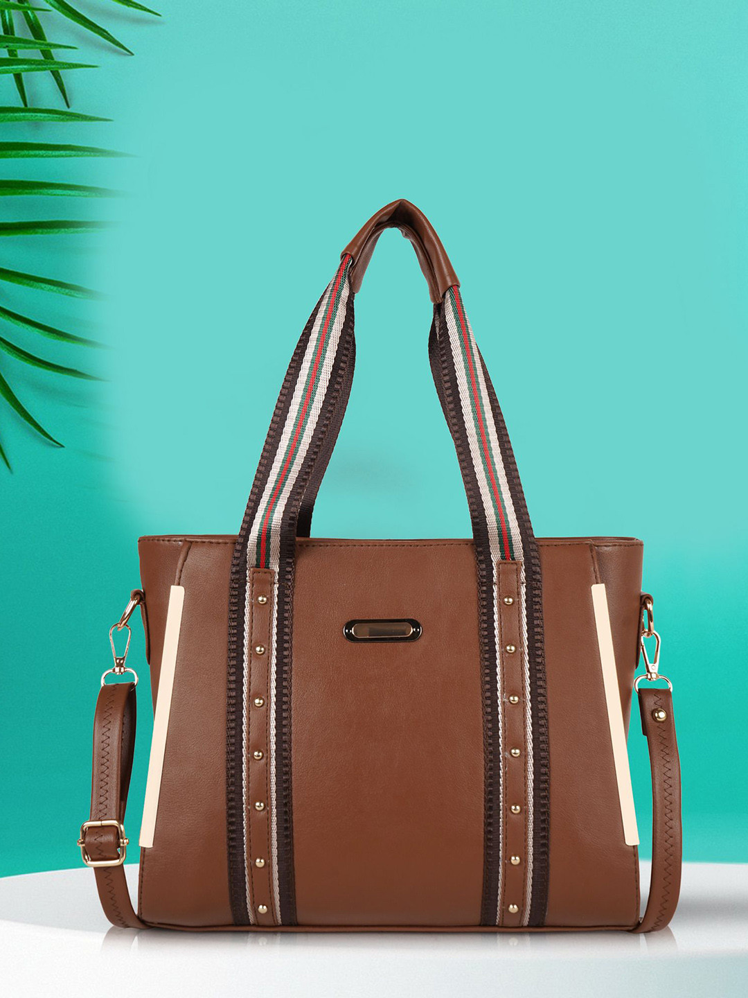 PARSLEY Textured Shopper Satchel