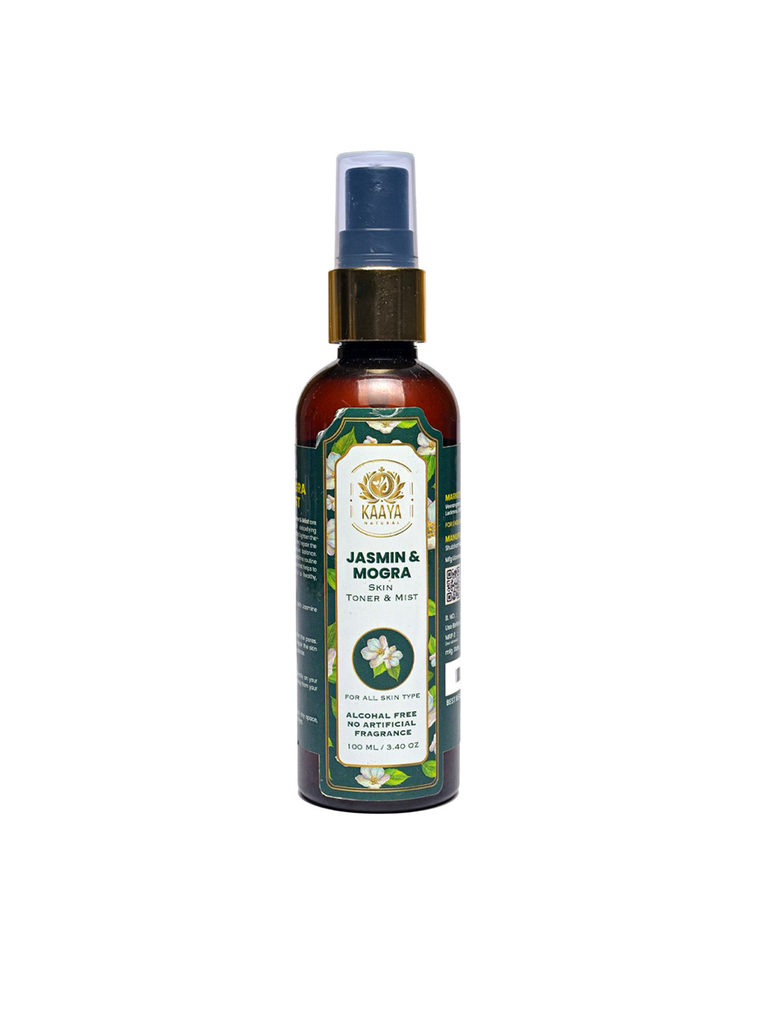 Kaaya Natural Jasmin & Mogra  Skin Toner & Mist - 100 ml