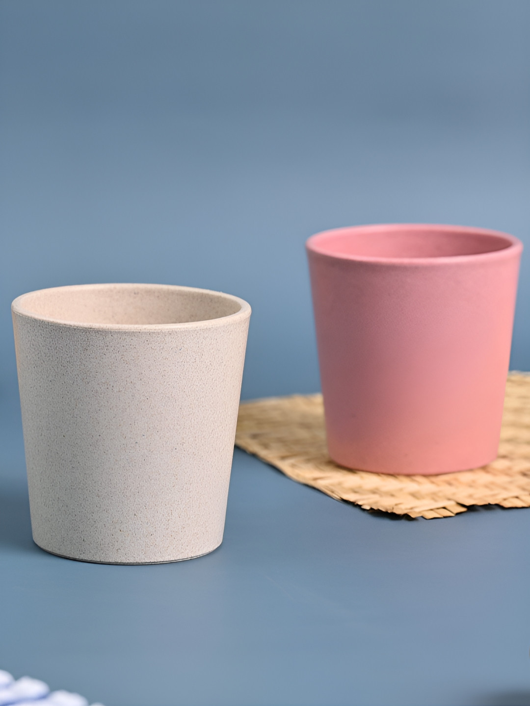 eha Set Of 2 Pink Water Glass