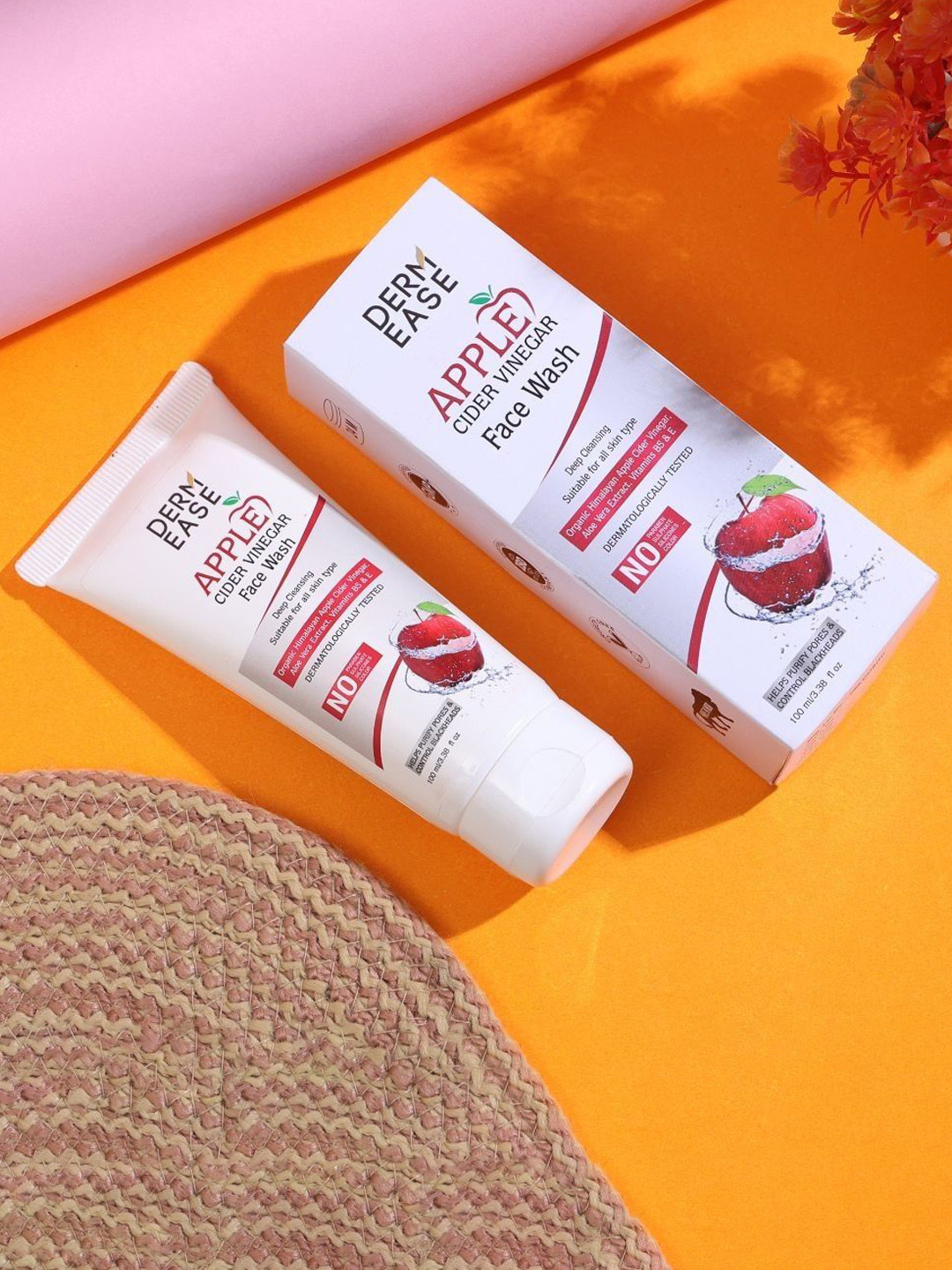 DERMEASE Apple Cider Vinegar Face Wash- 100 ml