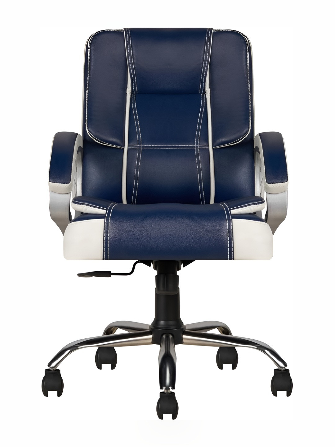 CELLBELL Blue & White Watson Ergonomic High-Back Study Chair