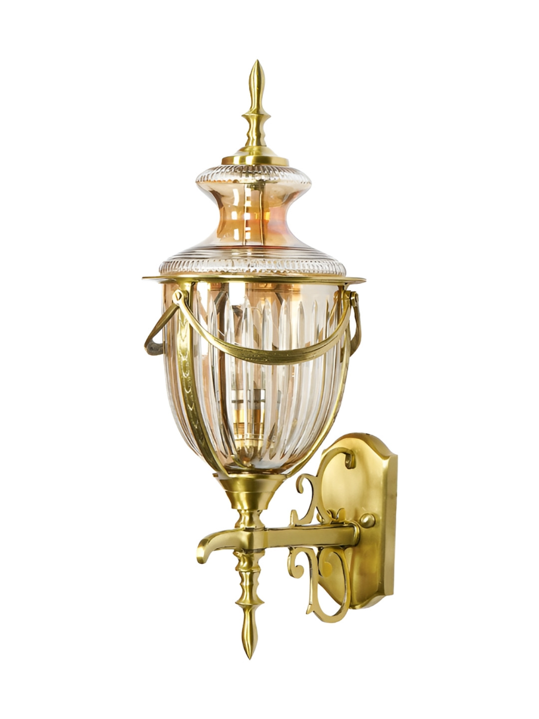 Fos Lighting Glass Trophy Shape Wall Outdoor Lamp