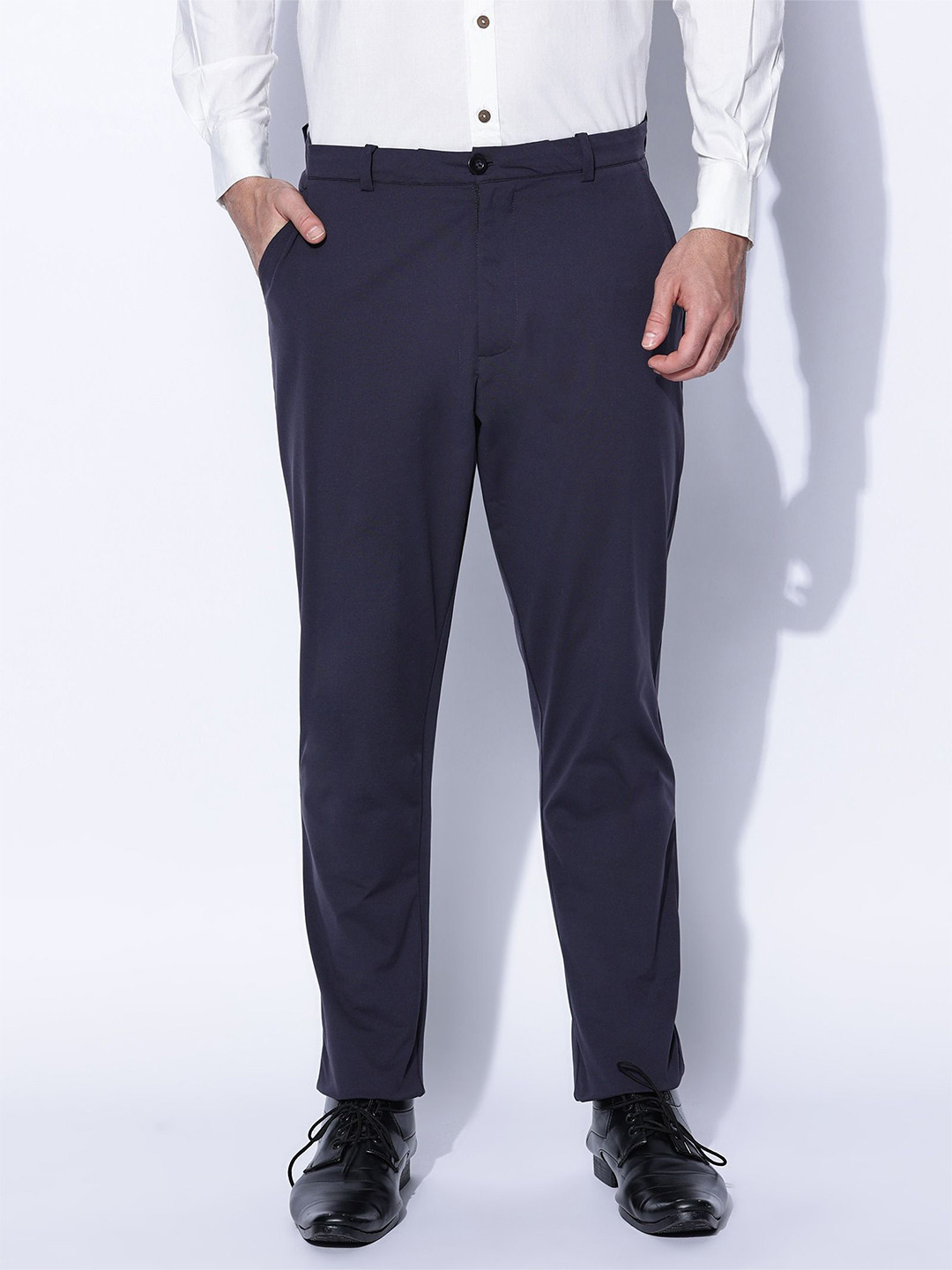 BLUE TYGA Men Office Air Stretch Joggers