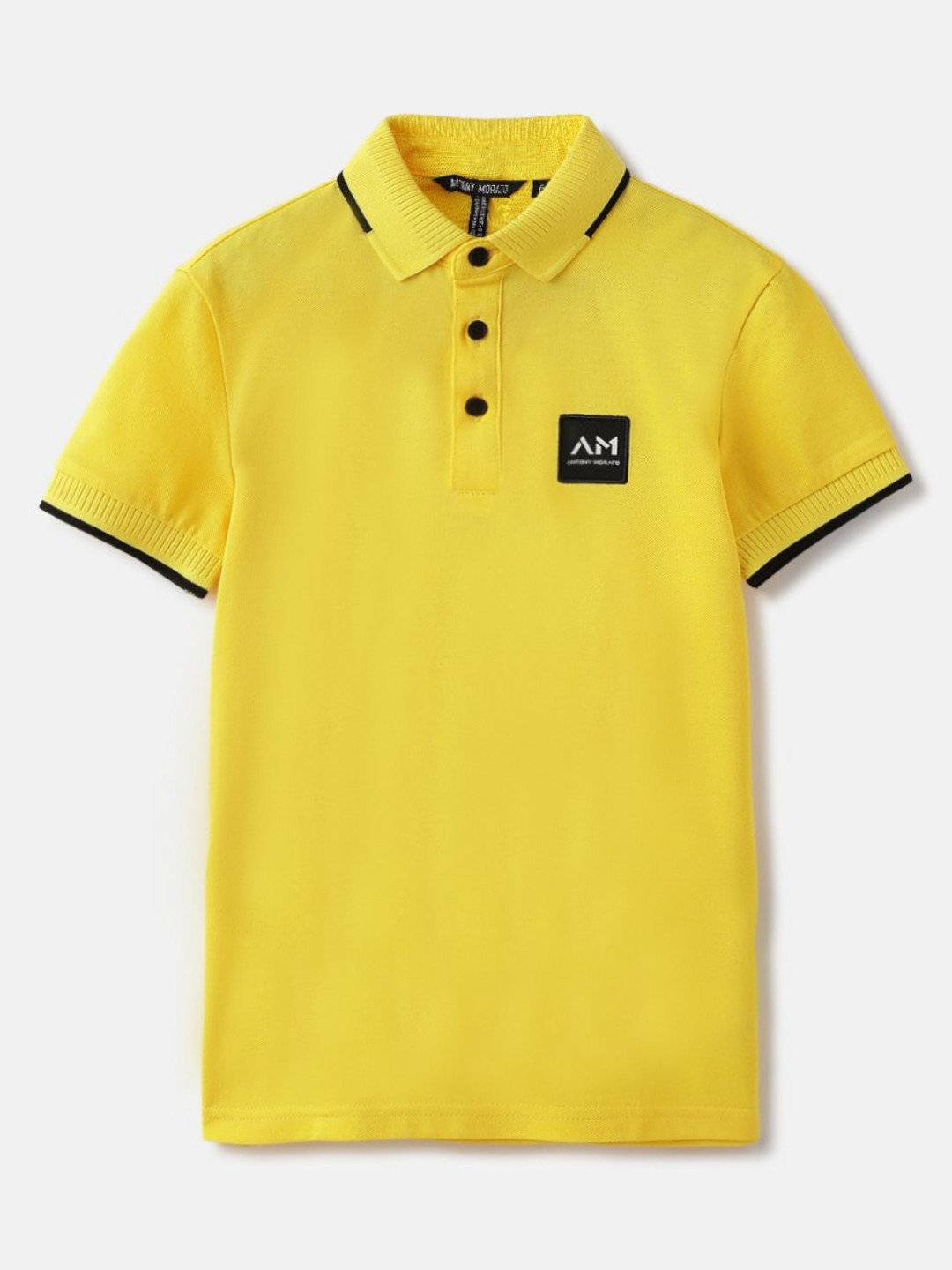 Antony Morato Boys Polo Collar Applique T-shirt
