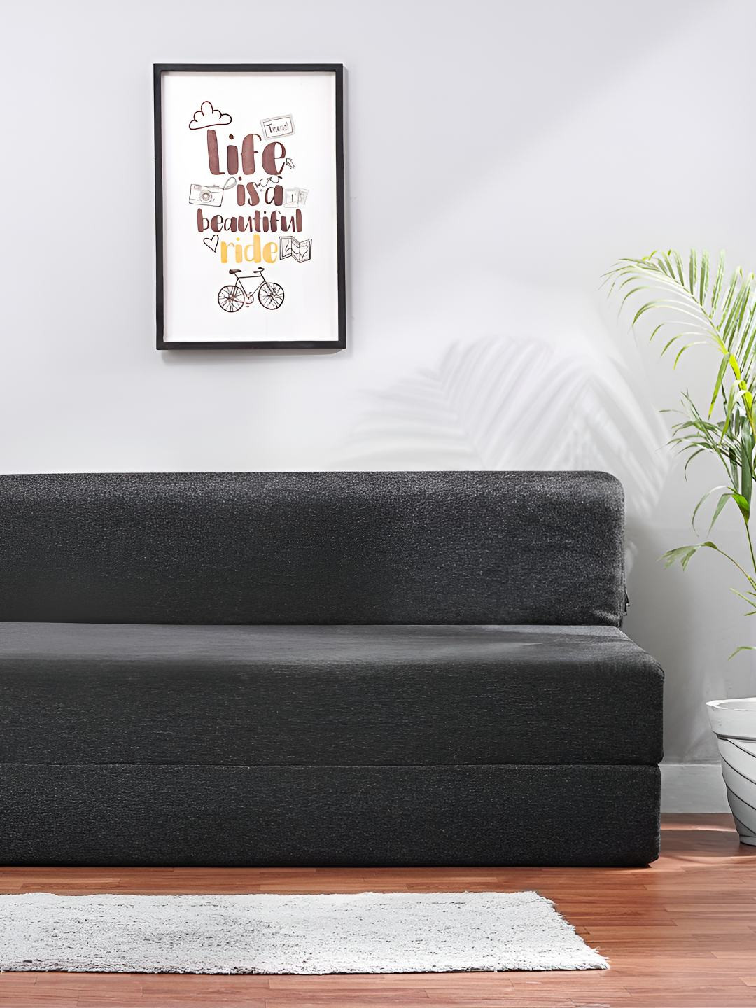 Solis Primus Comfort for all Grey Foam Fold Out Sofa Cum Bed