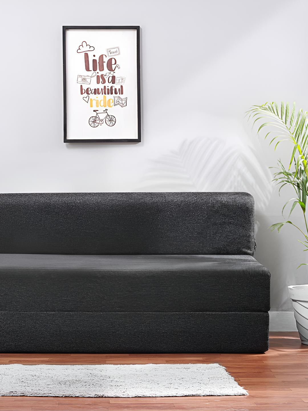 Solis Primus Comfort for all Grey Foam Fold Out Sofa Cum Bed