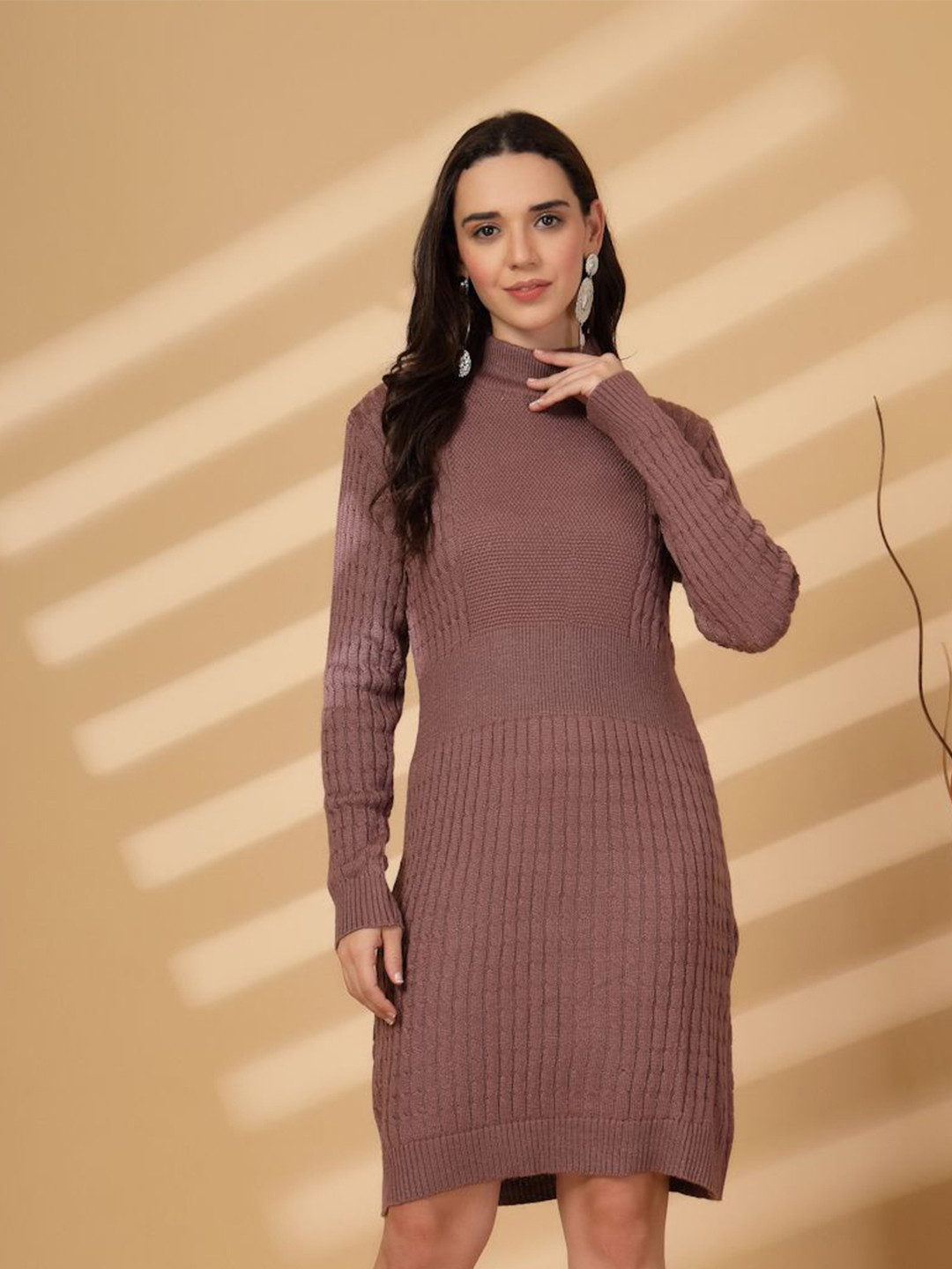 Clora Creation Woollen Bodycon Dress