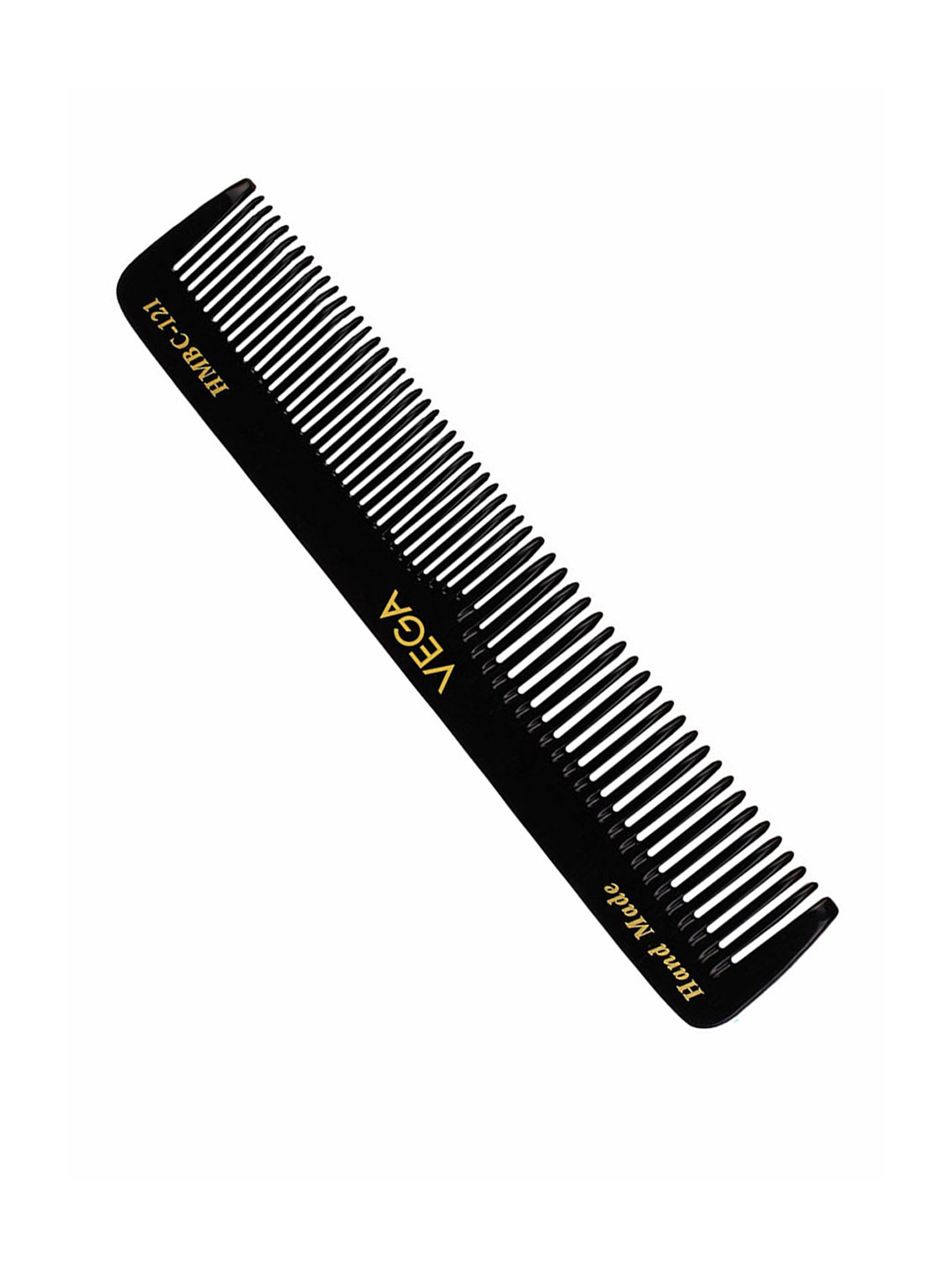VEGA Handmade Graduated Dressing Hair Comb - Black HMBC-121
