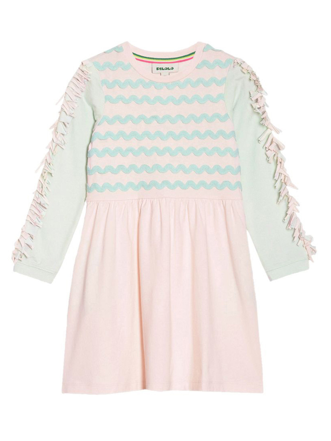 PILOLO Girls Self Design Fit and Flare Dress