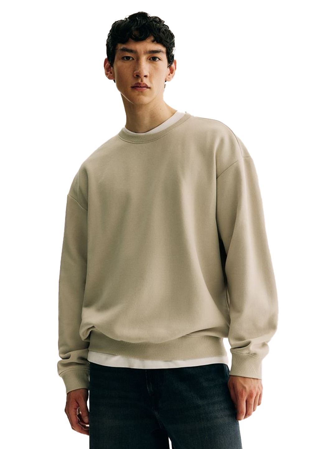 SONIBROS Men Round Neck Sweatshirt