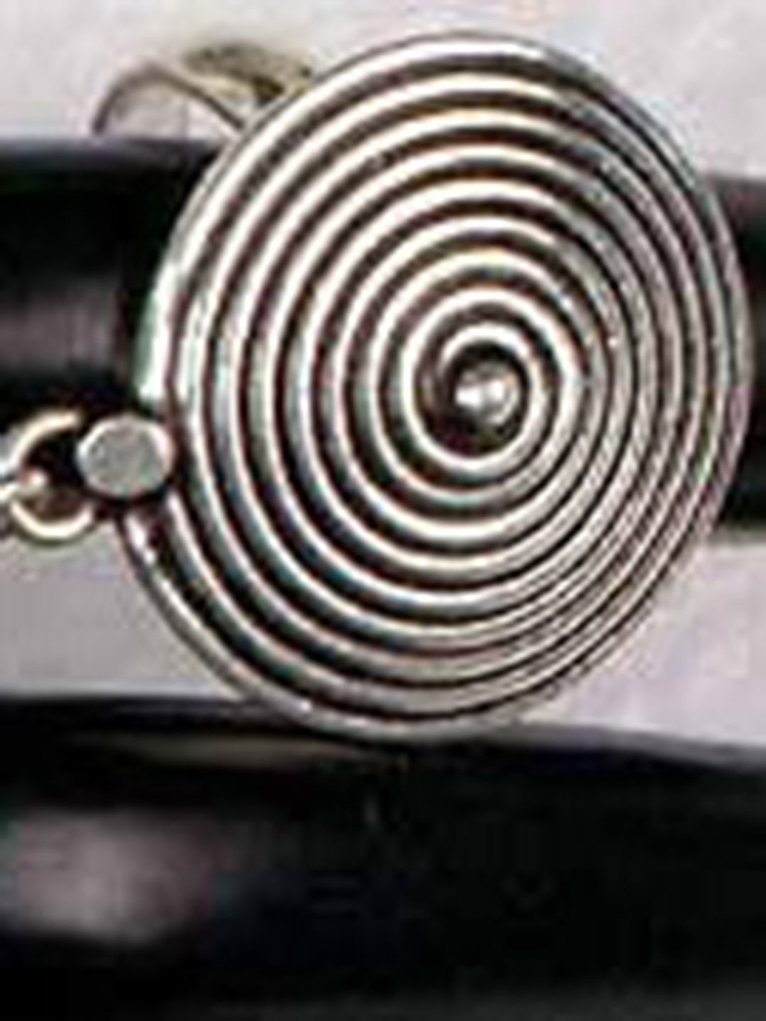Exotic India Sterling Silver-Plated Wire Wrap Kada Bracelet