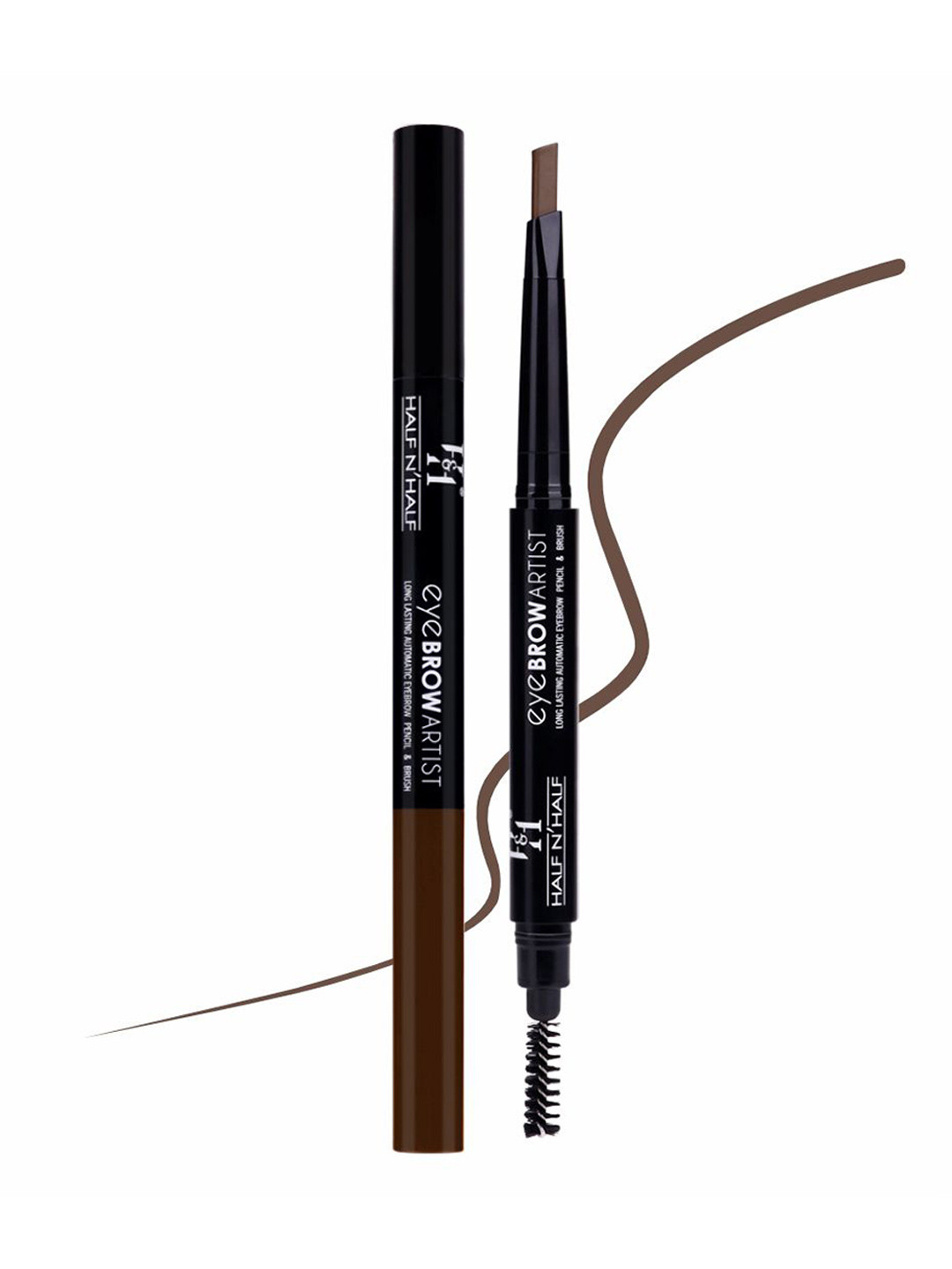 Half N Half Eyebrow Artist Automatic Pencil & Brush - 0.4 g -  Natural Brown - 005