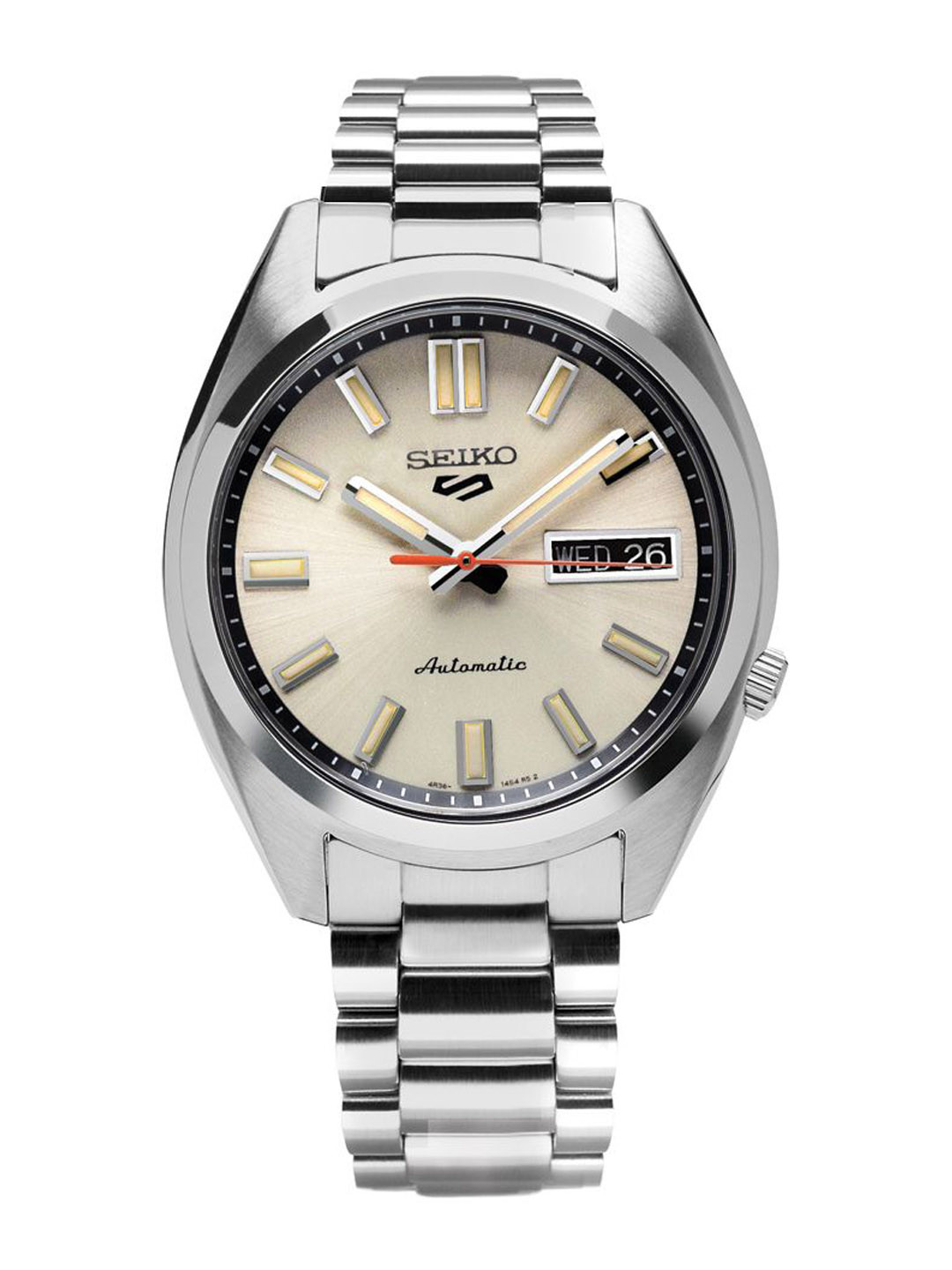 SEIKO Men Dial & Stainless Steel Bracelet Style Straps Analogue Chronograph Automatic Motion Powered Watch