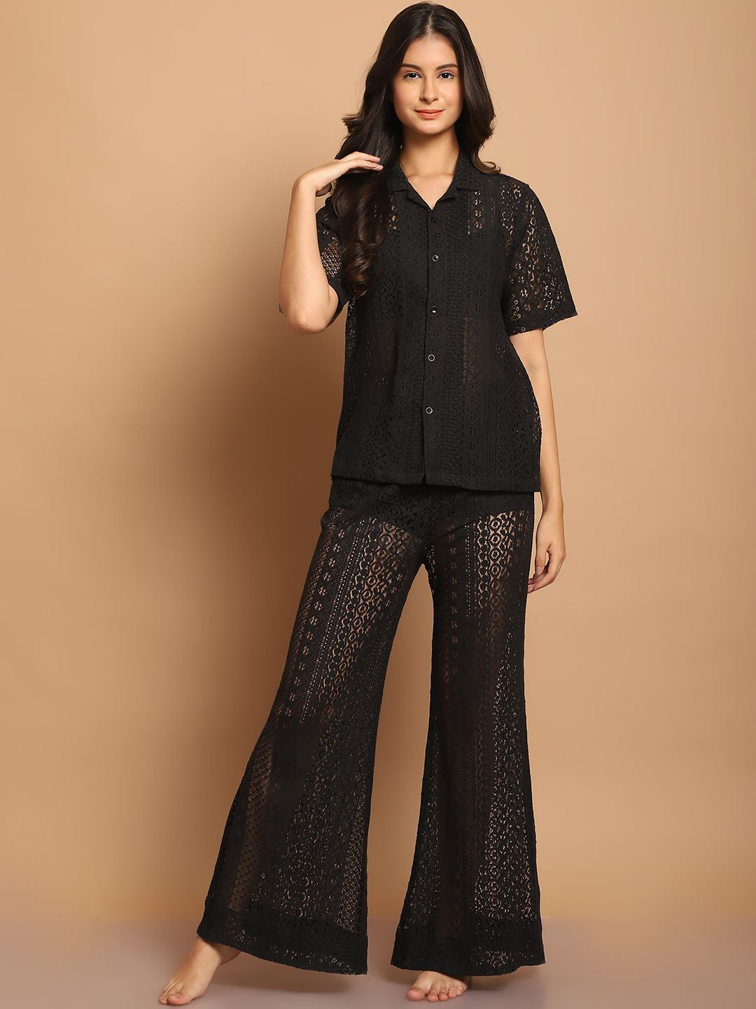 Blissence Crochet Swimwear Cover up Set