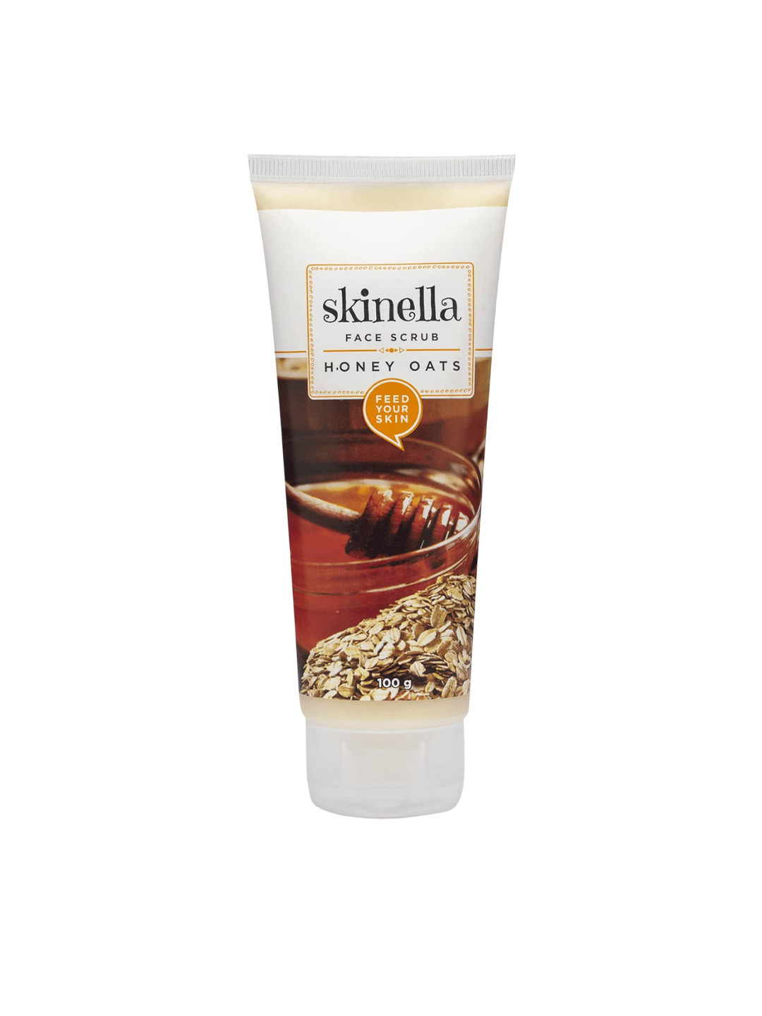 skinella Face Scrub With Honey Oats - 100 g