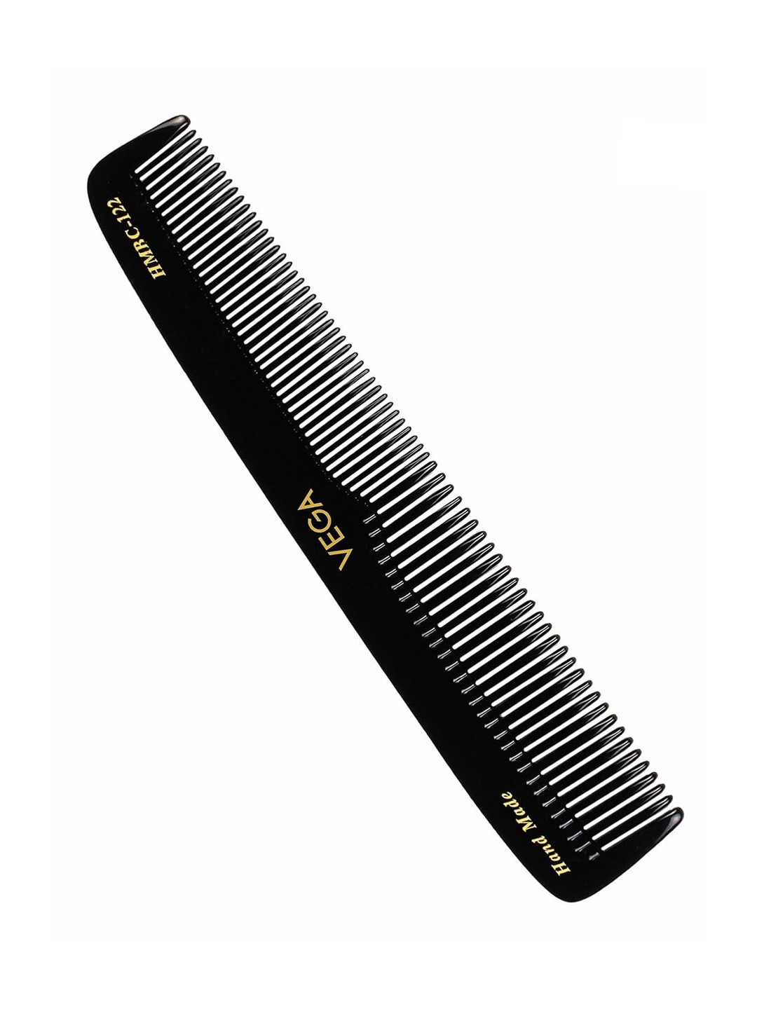 VEGA Handmade Graduated Dressing Hair Comb - Black HMBC-122