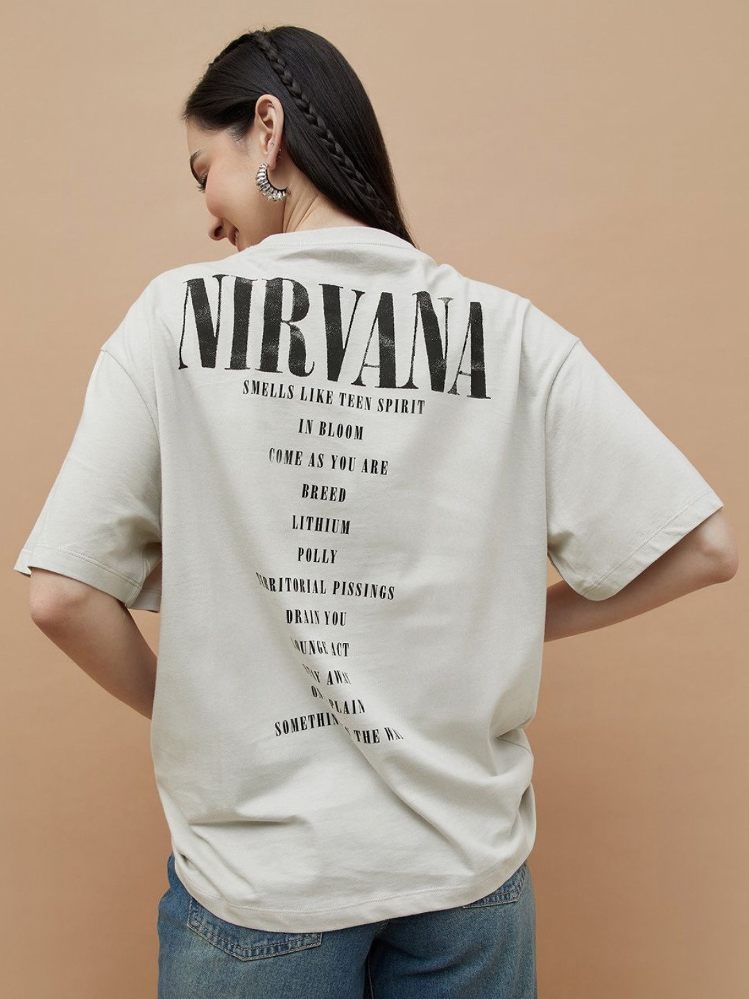 Ginger by Lifestyle Women Nirvana - Music Band Printed T Shirt